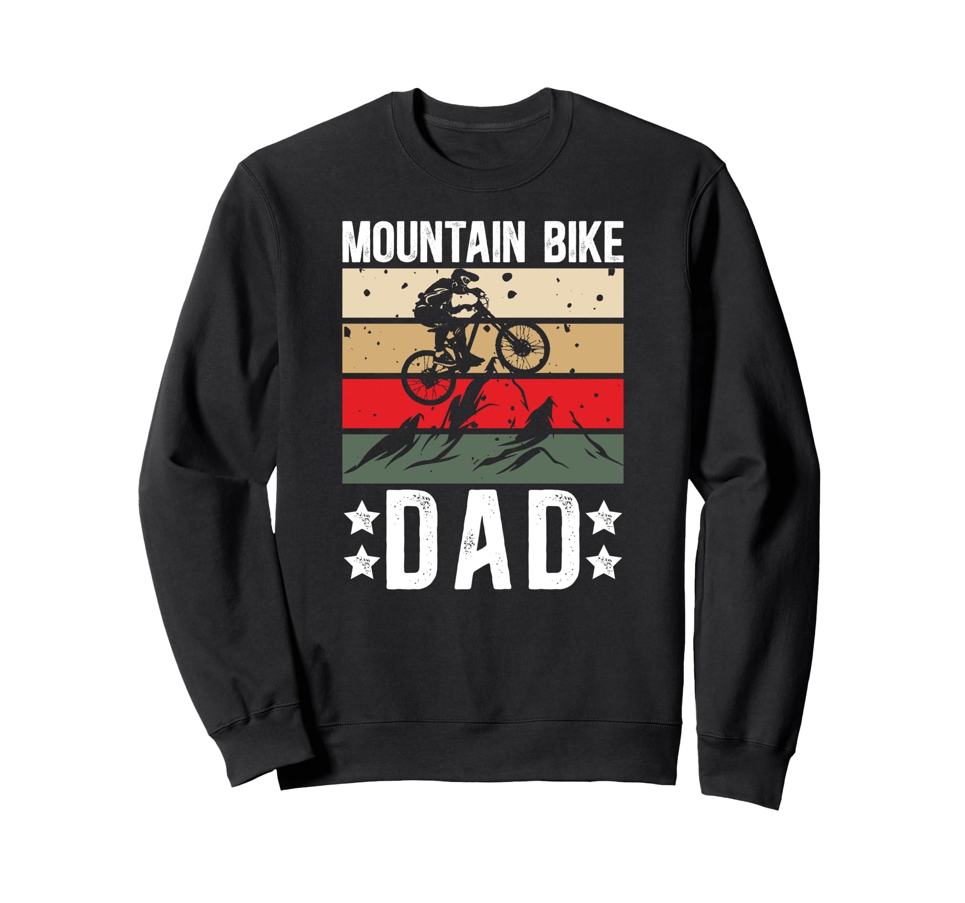 Mountain Bike Dad Mountain Biker Dad Sweatshirt - Aesthetic Graphic Unisex - T-Shirt, Sweatshirt, Hoodie