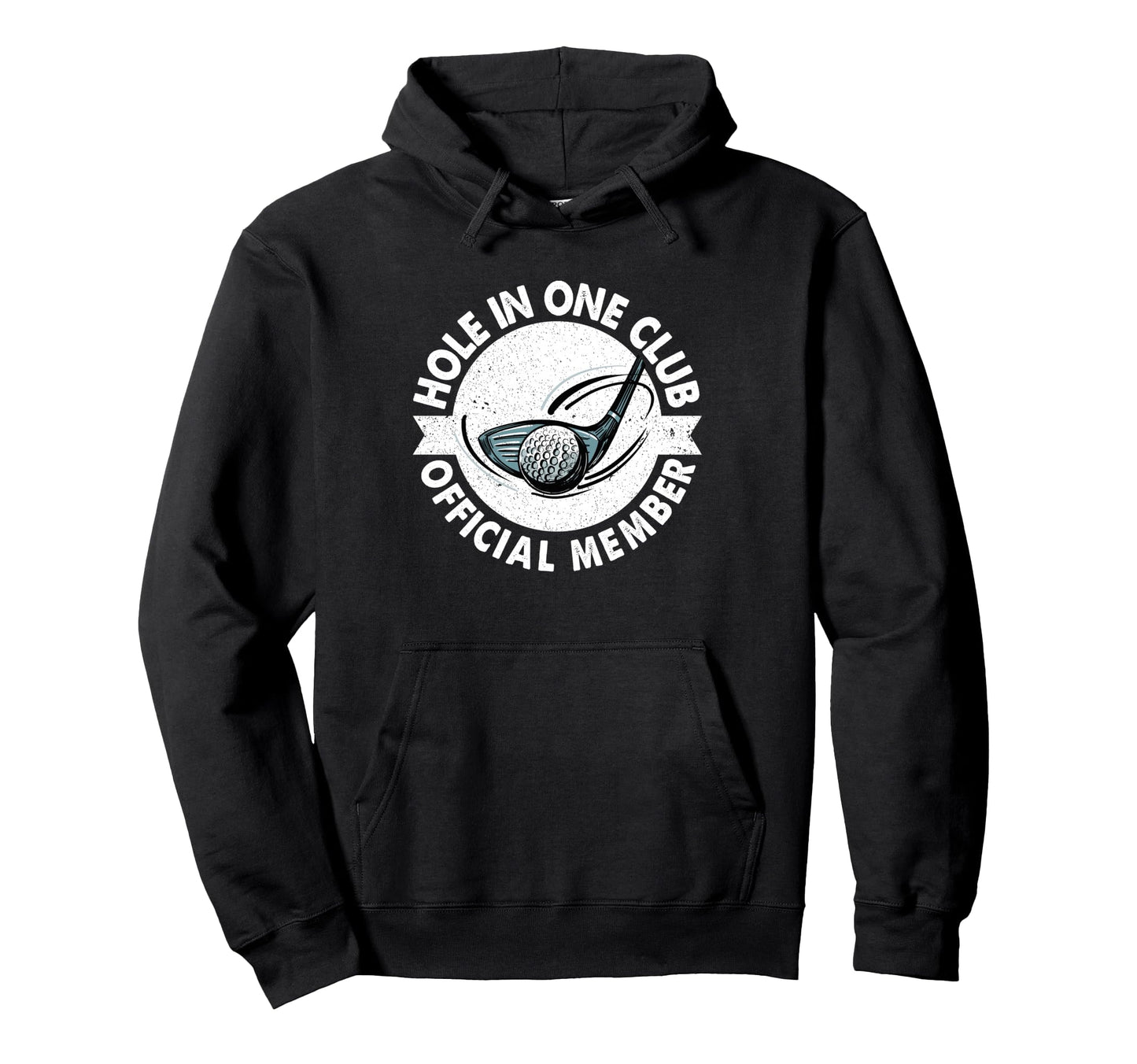 Hole One Member Golfer Golfing Golf Hoodie - Custom Art Print for Adults - T-Shirt, Sweatshirt, Hoodie
