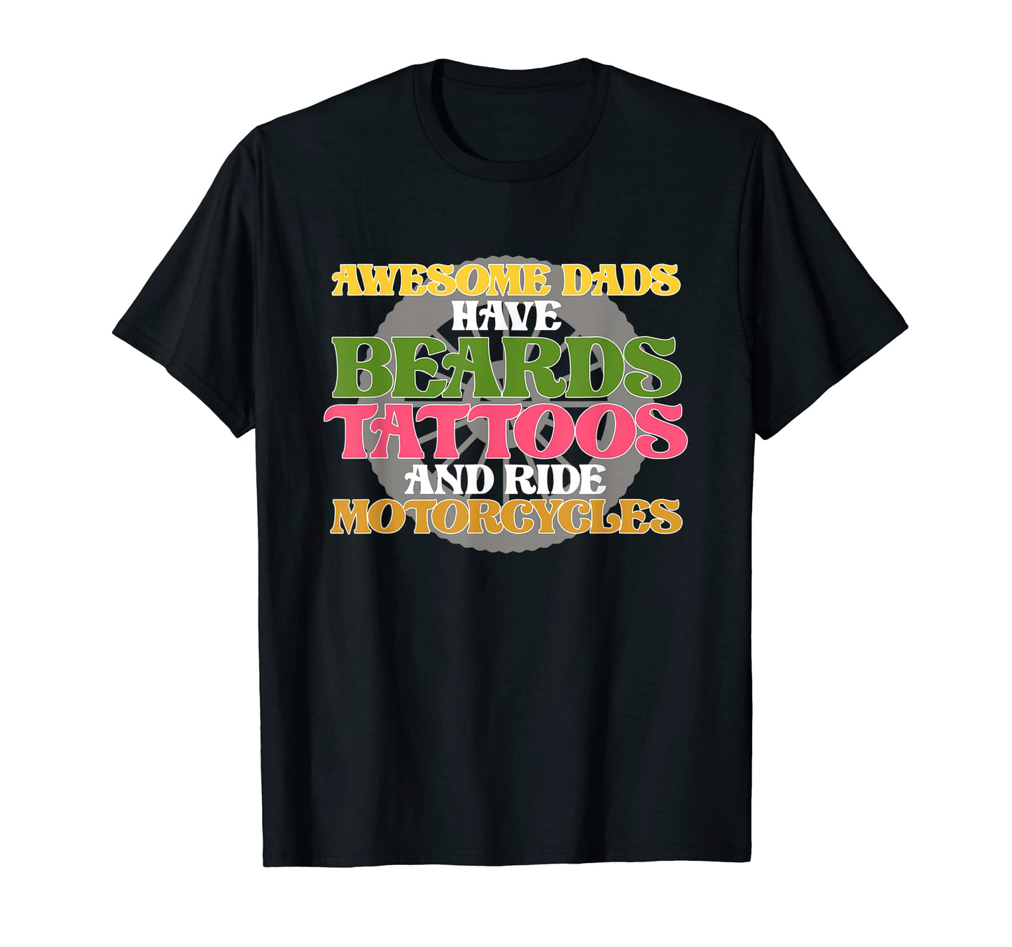 Awesome Motorcycle Dad Biker Bike Ride T-Shirt - Unique Graphic Men Women - T-Shirt, Sweatshirt, Hoodie