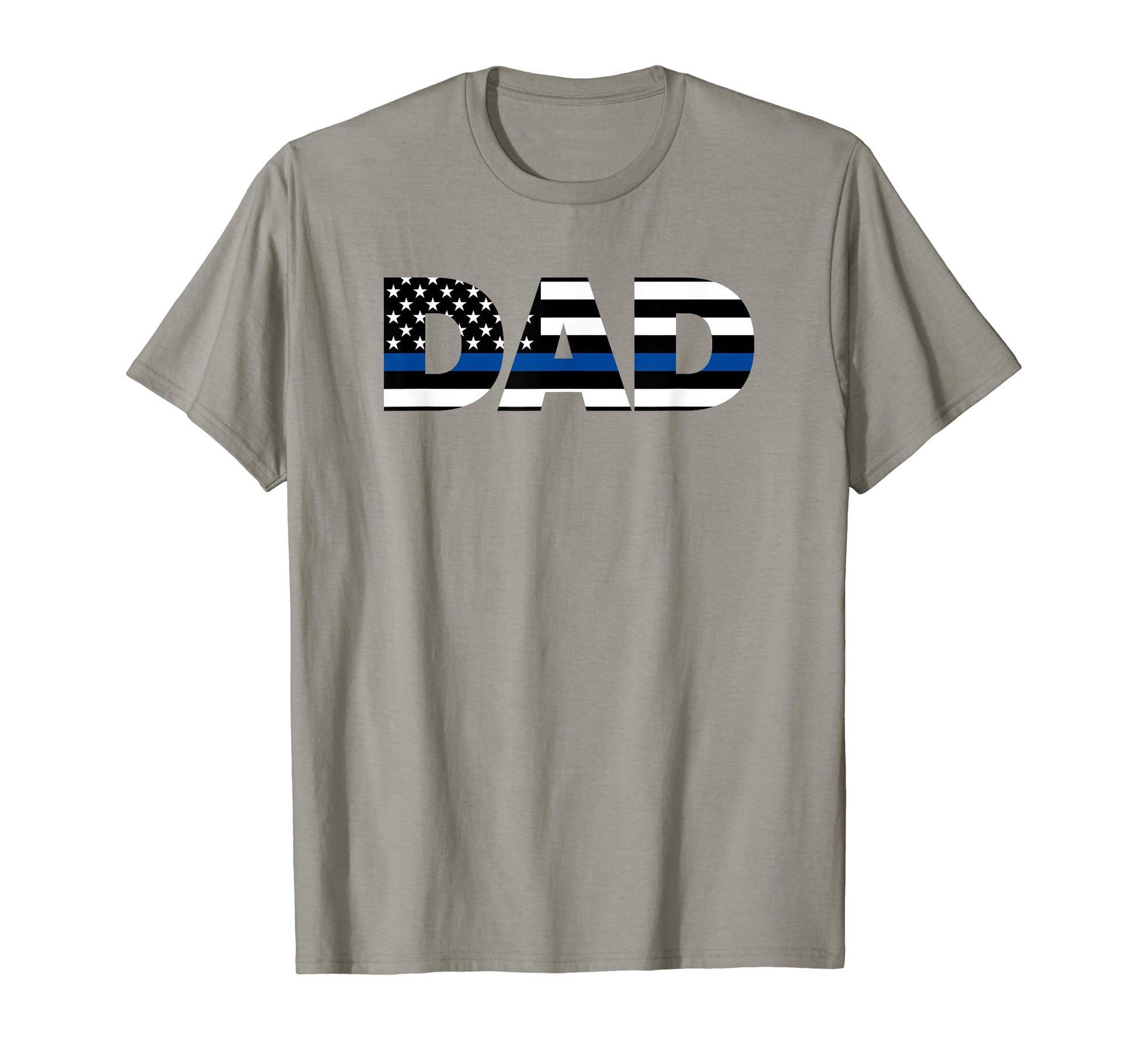 Mens Thin Blue Line Police Dad Leo Dad T-Shirt - Novelty Apparel Men Women - T-Shirt, Sweatshirt, Hoodie