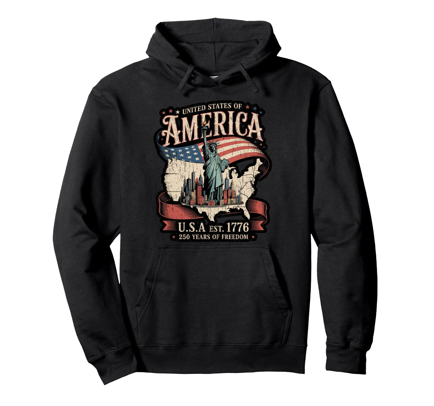 250Th Anniversary America Usa Est 1776 2026 Hoodie - Unique Graphic Unisex - T-Shirt, Sweatshirt, Hoodie
