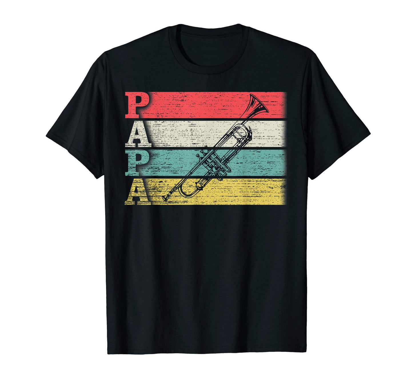 Trumpet Papa Trumpeter Musician T-Shirt - Streetwear Style for Adults - T-Shirt, Sweatshirt, Hoodie
