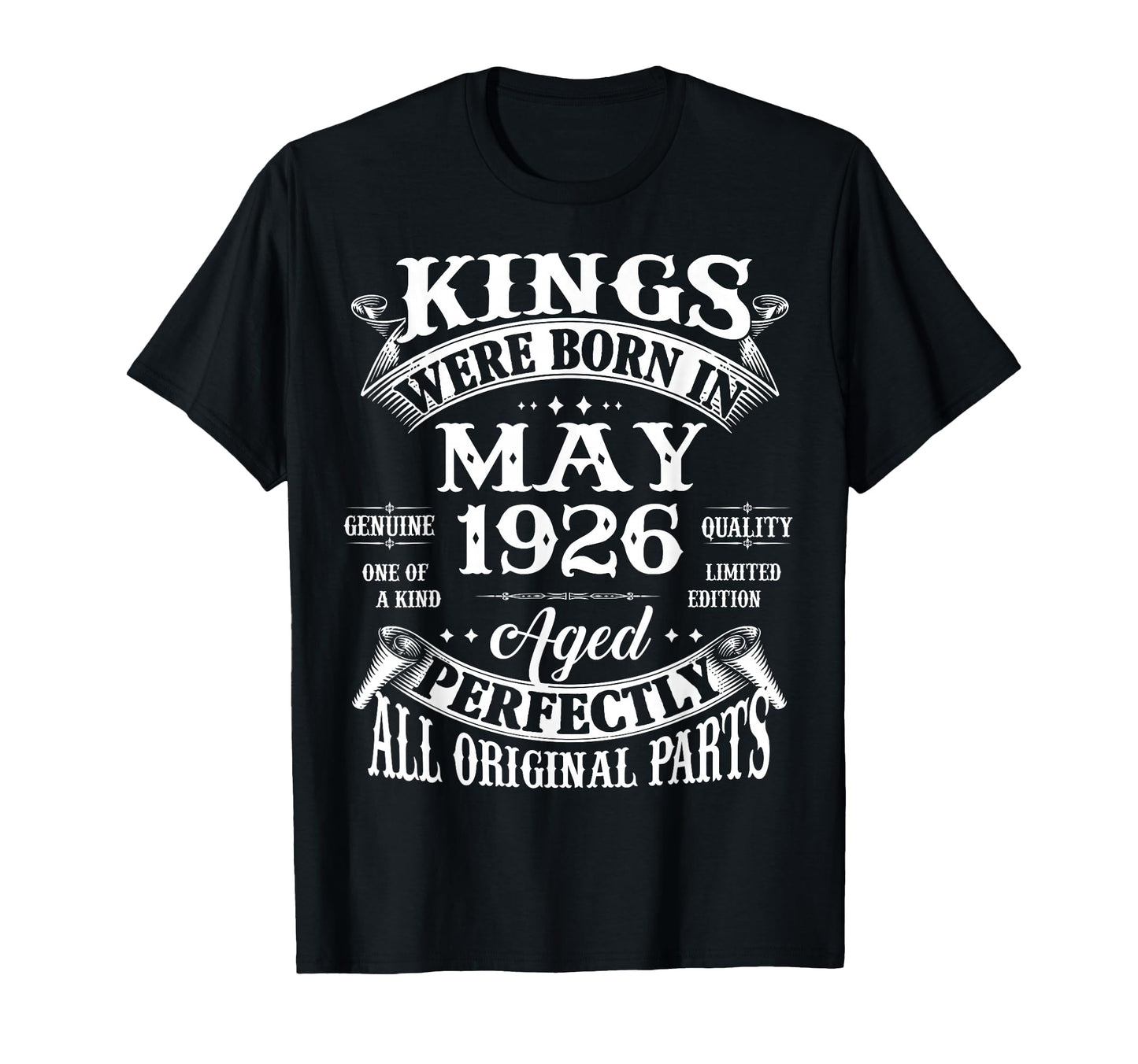 100Th Birthday Gift King Born T-Shirt - Casual Everyday Wear for Adults - T-Shirt, Sweatshirt, Hoodie