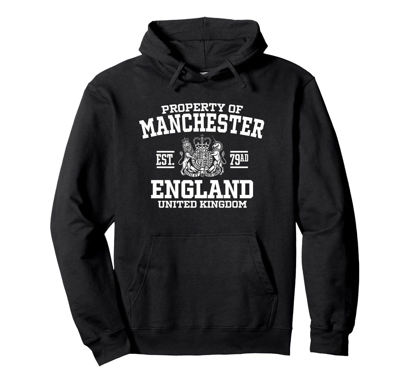 Property Manchester England United Hoodie - Novelty Apparel for Adults - T-Shirt, Sweatshirt, Hoodie