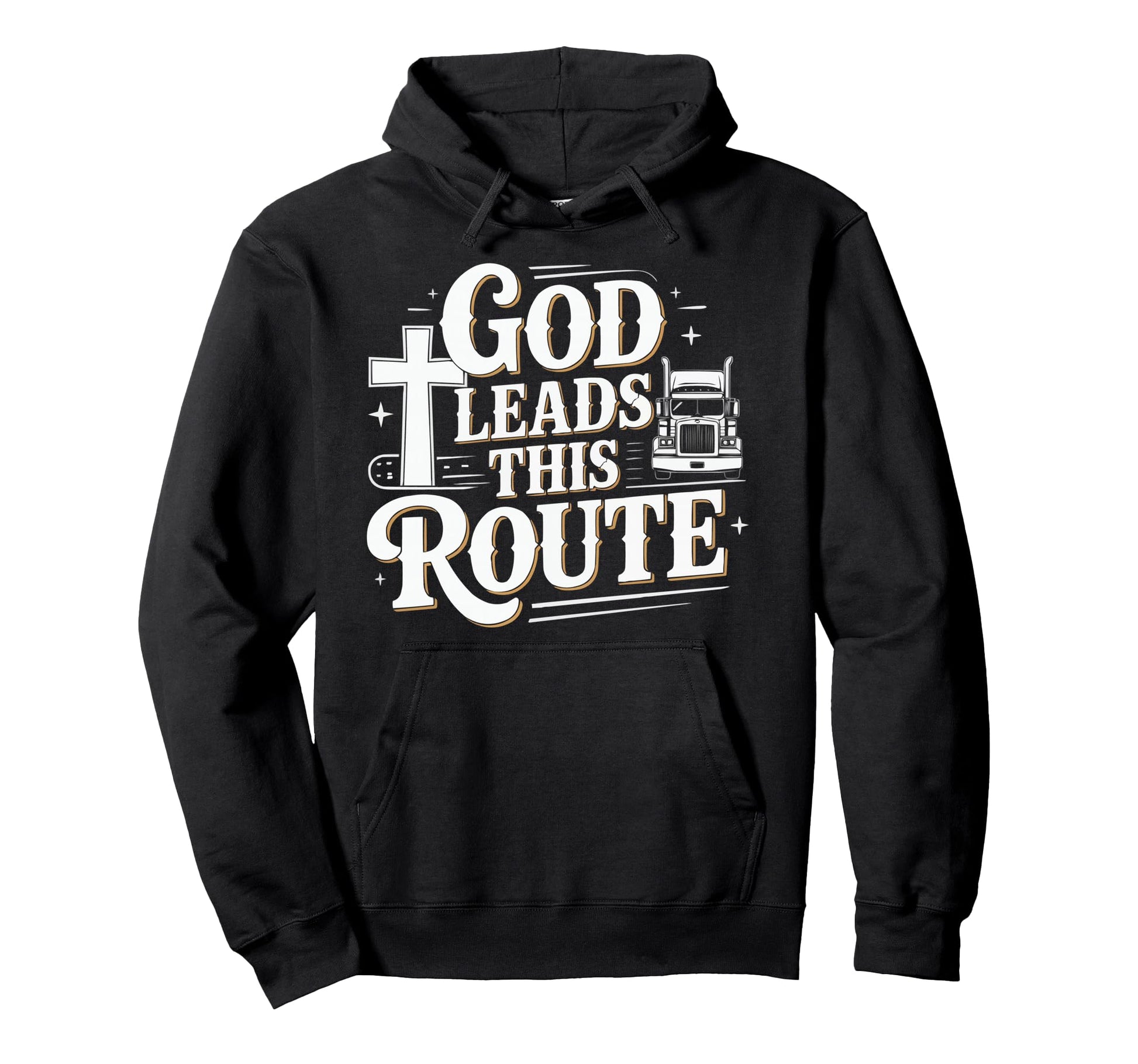Christian Truck Driver Trucker Hoodie - Unique Graphic for Adults - T-Shirt, Sweatshirt, Hoodie