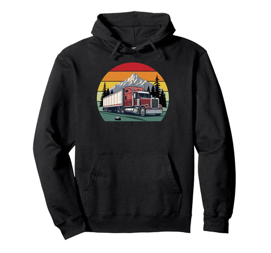 Cdl Trucker Dad Semi Truck Driver Hoodie - Fun Novelty Design for Adults - T-Shirt, Sweatshirt, Hoodie