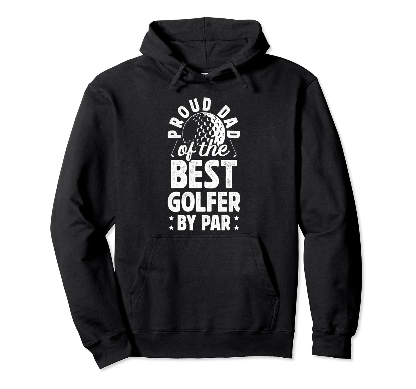 Proud Dad Golf Player Father Golfer Hoodie - Minimalist Print Men Women - T-Shirt, Sweatshirt, Hoodie