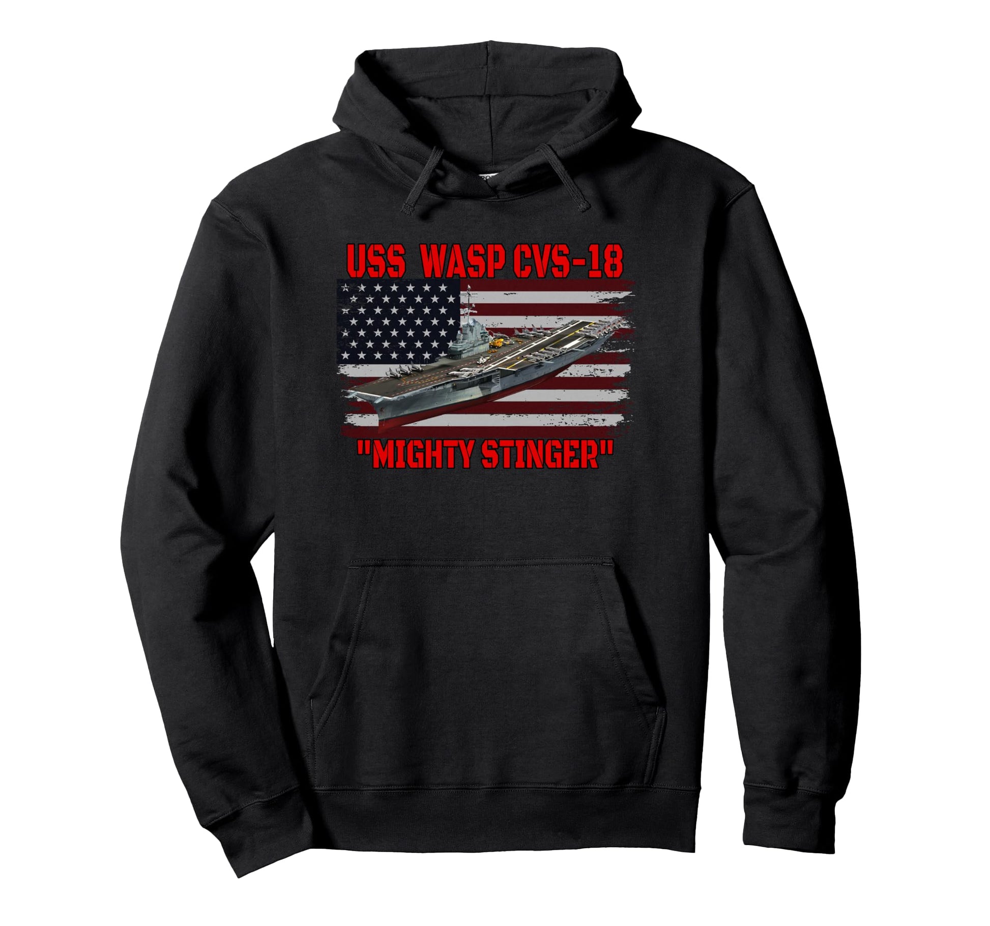 Veteran Day Aircraft Carrier Uss Wasp Cvs Hoodie - Unique Graphic Unisex - T-Shirt, Sweatshirt, Hoodie