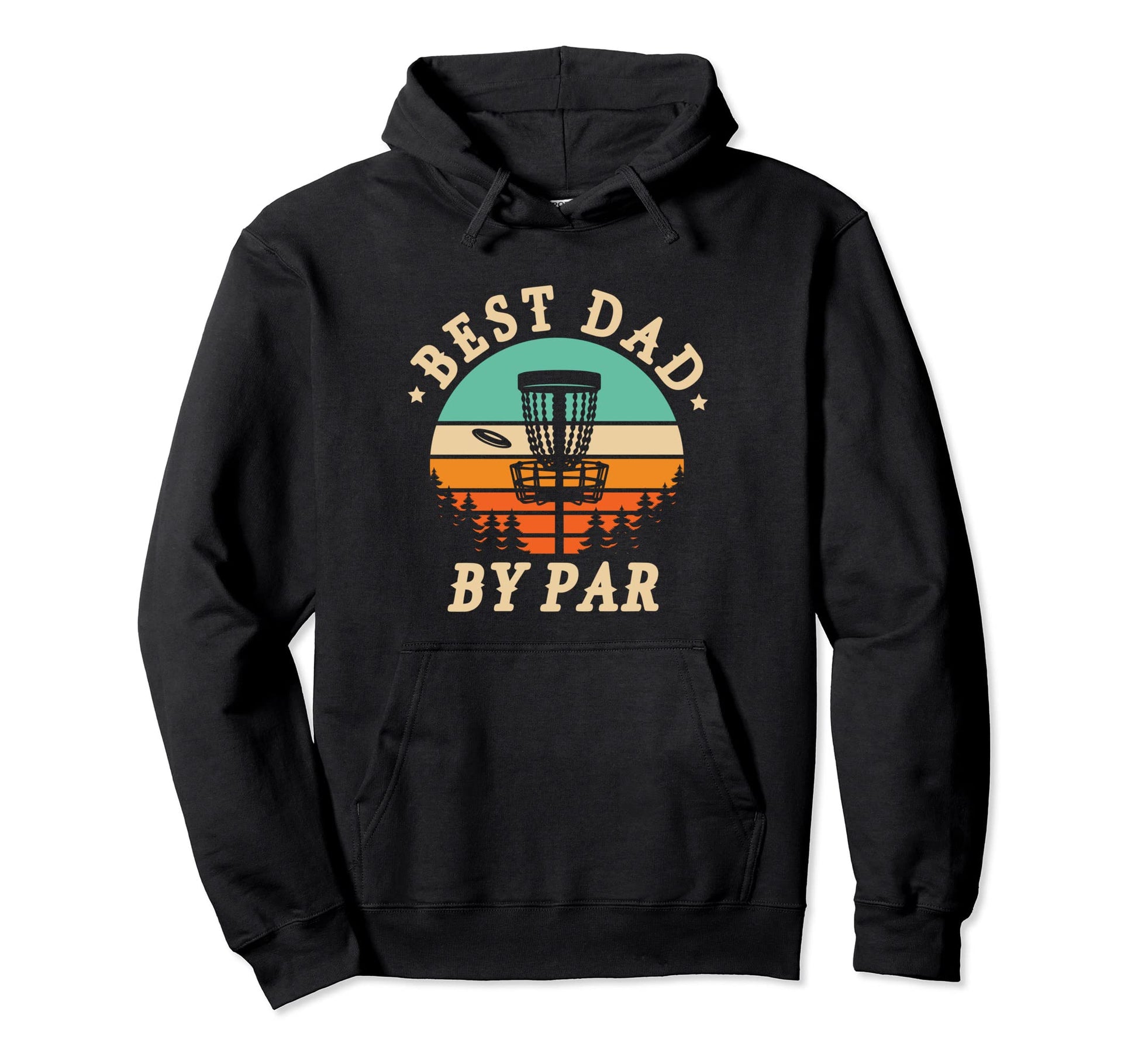 Best Dad Par Golfing Frisbee Disc Hoodie - Streetwear Style for Adults - T-Shirt, Sweatshirt, Hoodie