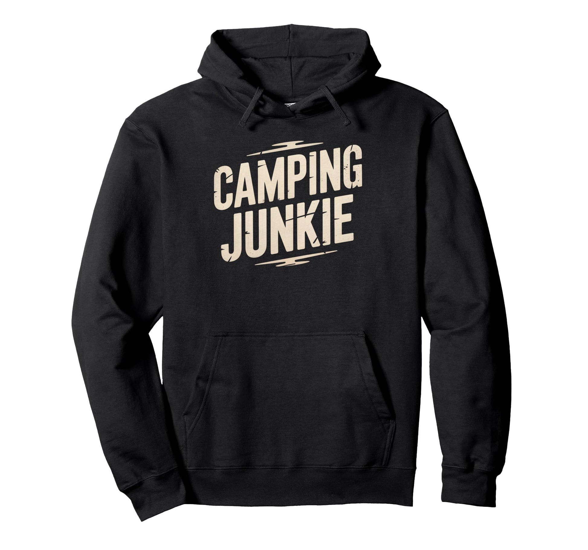 Funny Camping Junkie Outdoor Hoodie - Casual Everyday Wear for Adults - T-Shirt, Sweatshirt, Hoodie