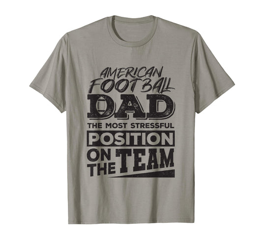 American Football Dad American Football T-Shirt - Unique Graphic Men Women - T-Shirt, Sweatshirt, Hoodie