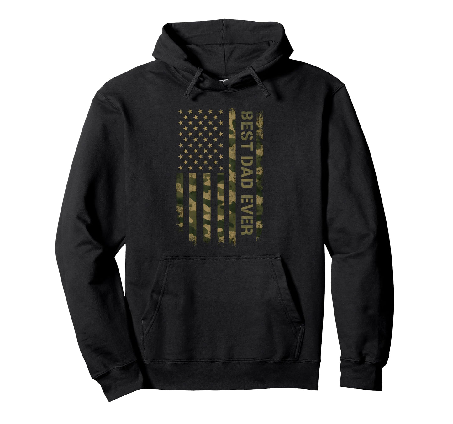 Best Dad Ever American Flag Fathers Day Hoodie - Trendy Graphic for Adults - T-Shirt, Sweatshirt, Hoodie