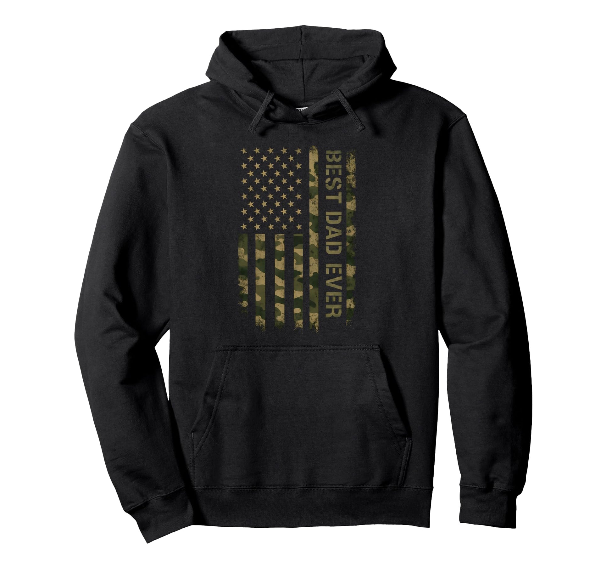 Best Dad Ever American Flag Fathers Day Hoodie - Trendy Graphic for Adults - T-Shirt, Sweatshirt, Hoodie