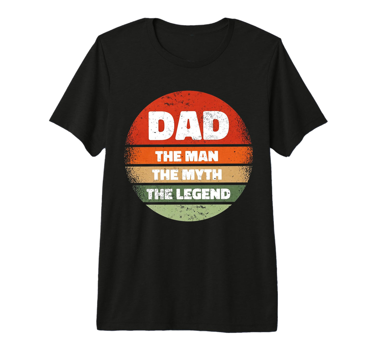 Mens Dad Myth Legend Tri Blend T-Shirt - Minimalist Print for Adults - T-Shirt, Sweatshirt, Hoodie