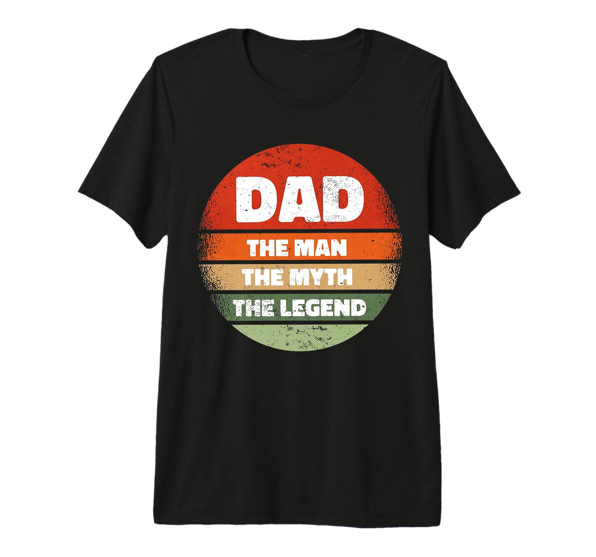 Mens Dad Myth Legend Tri Blend T-Shirt - Minimalist Print for Adults - T-Shirt, Sweatshirt, Hoodie