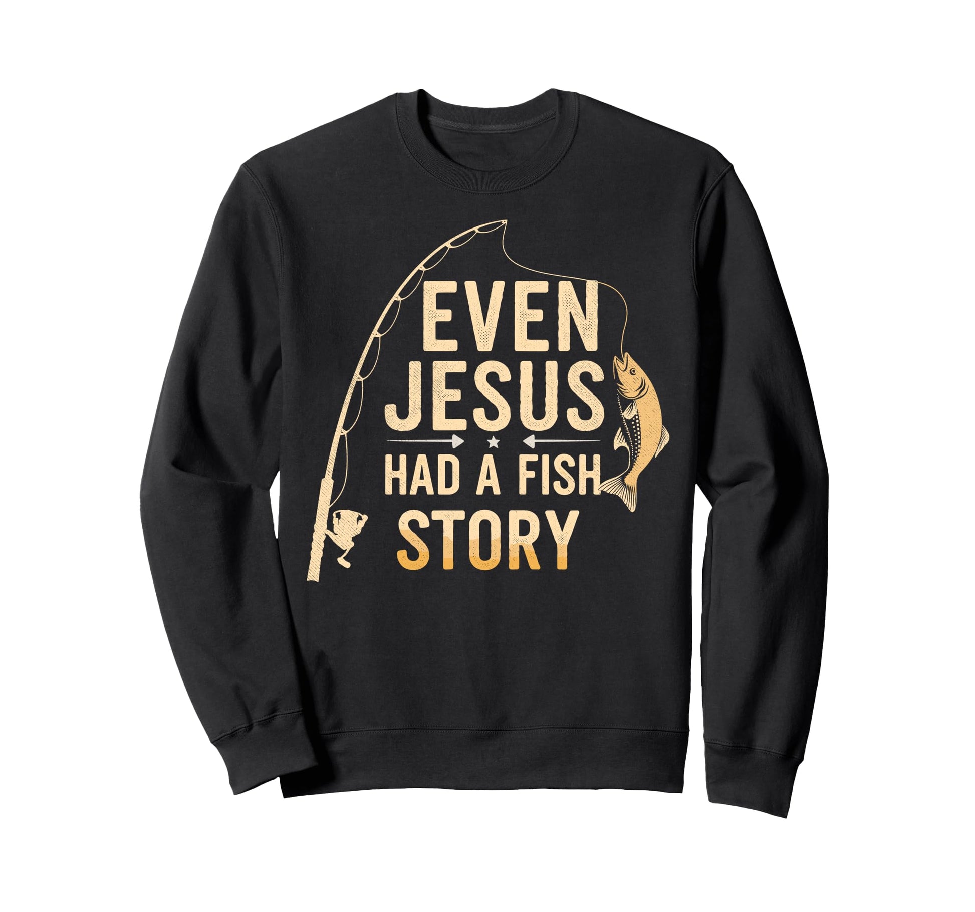 Even Jesus Had Fish Story Bible Lover Sweatshirt - Minimalist Print Unisex - T-Shirt, Sweatshirt, Hoodie