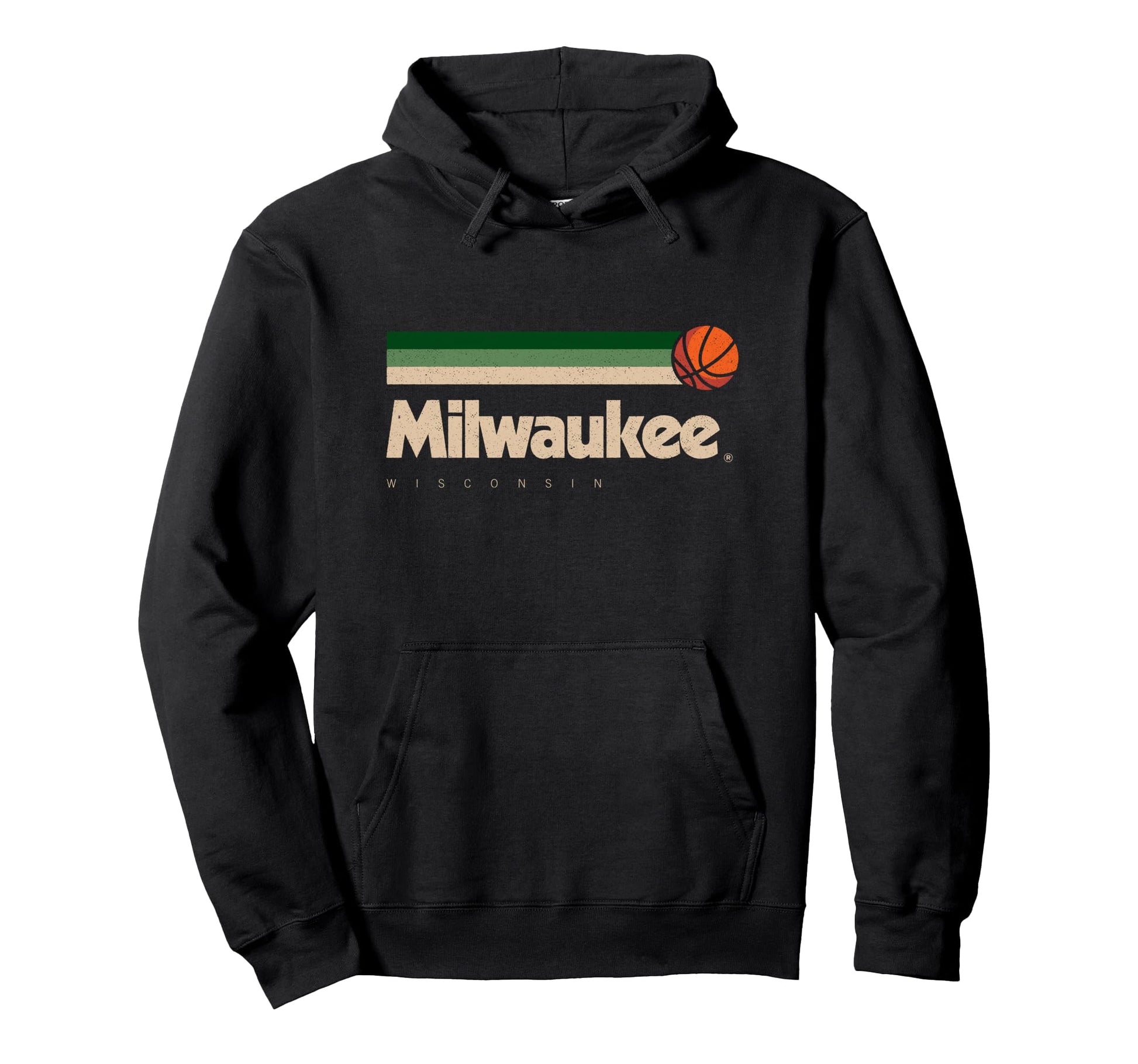 Milwaukee Basketball B Ball City Hoodie - Custom Art Print for Adults - T-Shirt, Sweatshirt, Hoodie