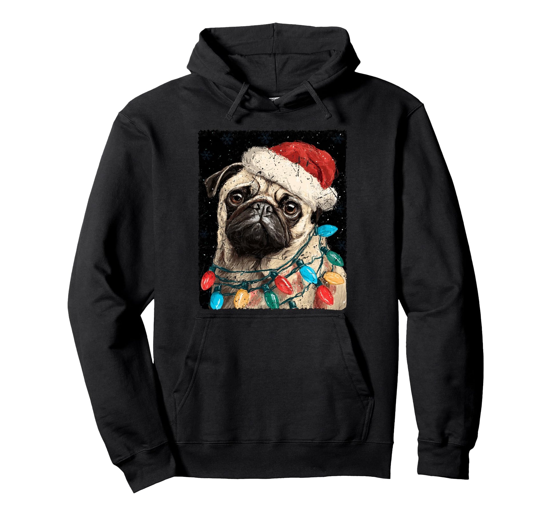 Pop Art Pug It Hoodie - Novelty Apparel for Adults - T-Shirt, Sweatshirt, Hoodie
