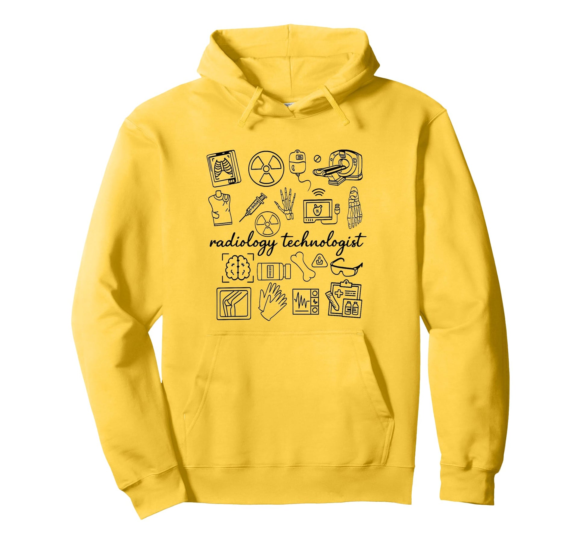 Funny Radiologic Technologist Gifts Hoodie - Fun Novelty Design for Adults - T-Shirt, Sweatshirt, Hoodie