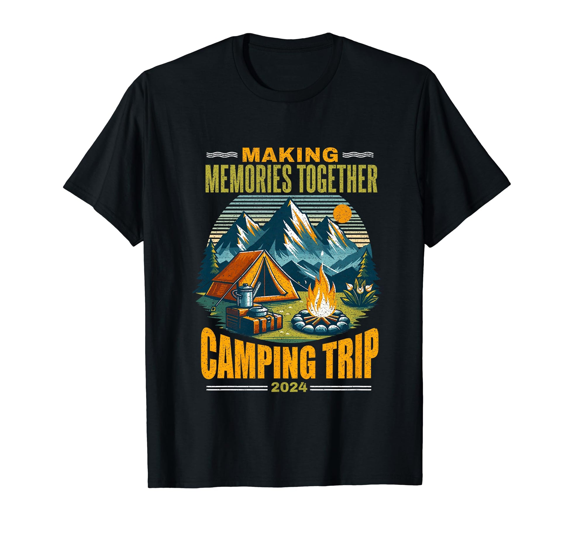 Camping Matching Family Camper Group T-Shirt - Custom Art Print Unisex - T-Shirt, Sweatshirt, Hoodie