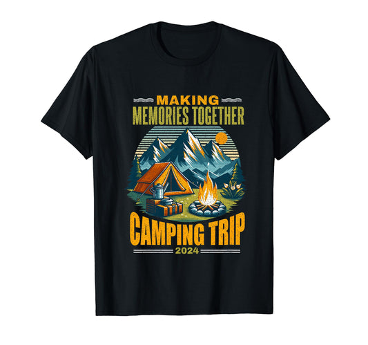 Camping Matching Family Camper Group T-Shirt - Custom Art Print Unisex - T-Shirt, Sweatshirt, Hoodie