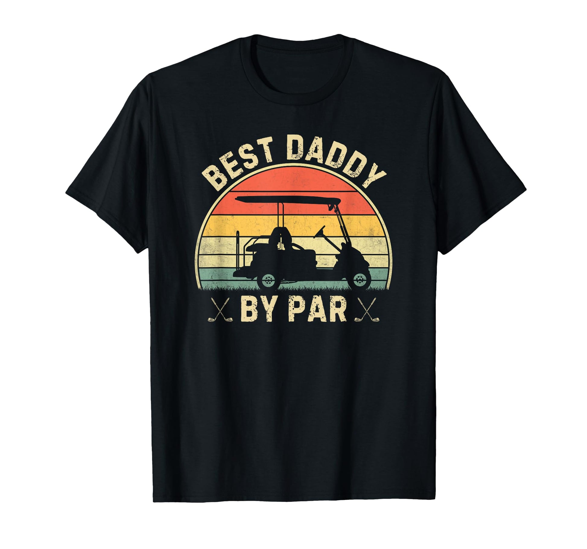 Mens Best Daddy Par Funny Golf T-Shirt - Aesthetic Graphic for Adults - T-Shirt, Sweatshirt, Hoodie