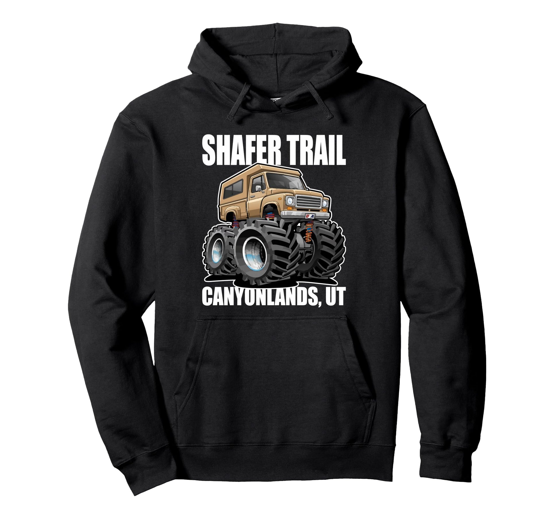Shafer Trail Canyonlands Utah Usa Hoodie - Minimalist Print Men Women - T-Shirt, Sweatshirt, Hoodie