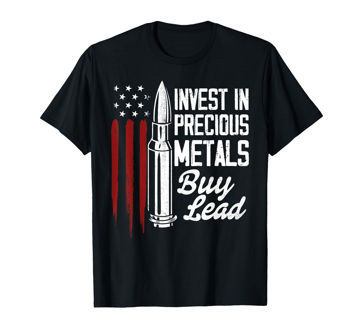 Invest Precious Metals Gun Rights T-Shirt - Minimalist Print for Adults - T-Shirt, Sweatshirt, Hoodie