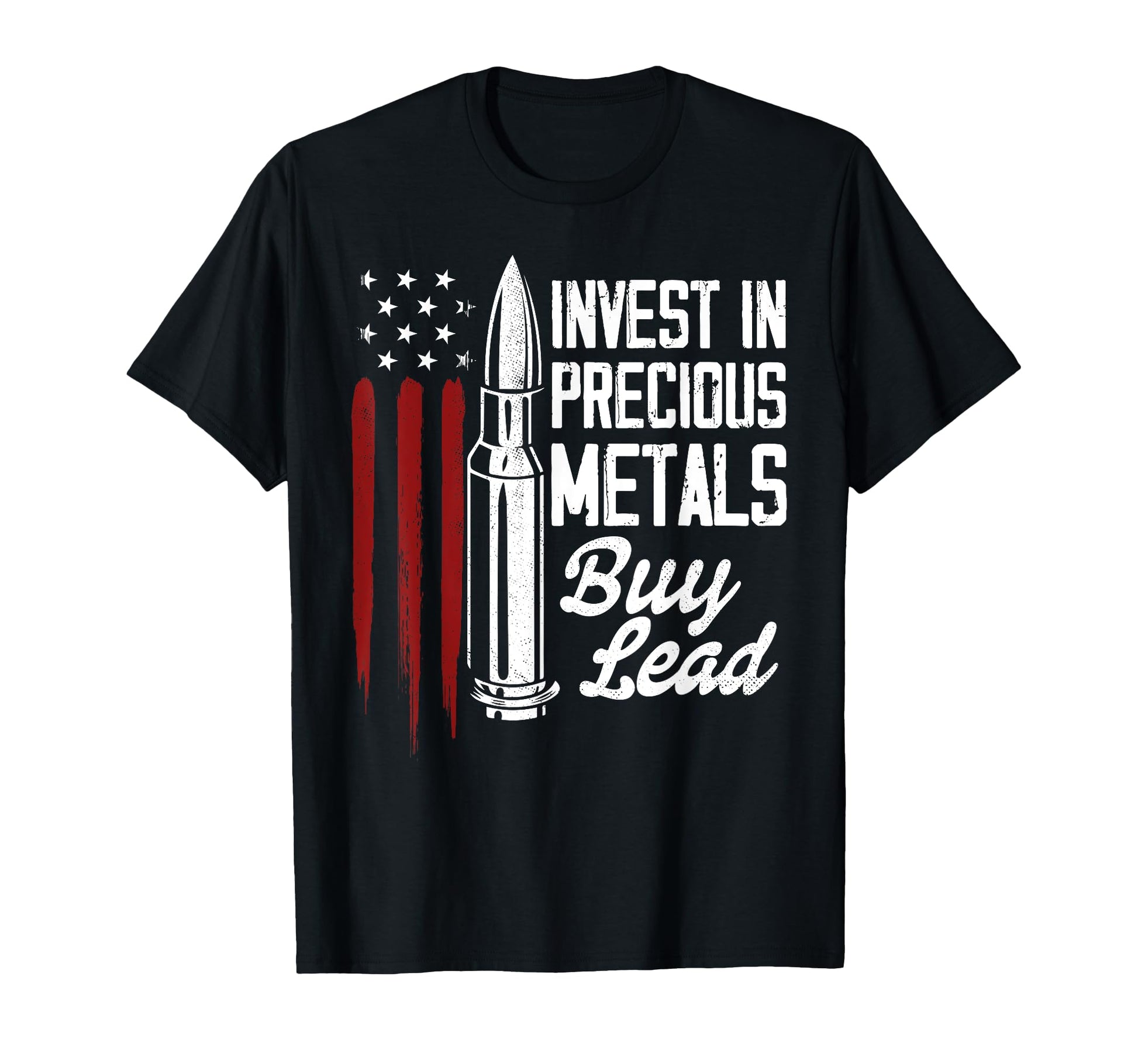 Invest Precious Metals Gun Rights T-Shirt - Minimalist Print for Adults - T-Shirt, Sweatshirt, Hoodie