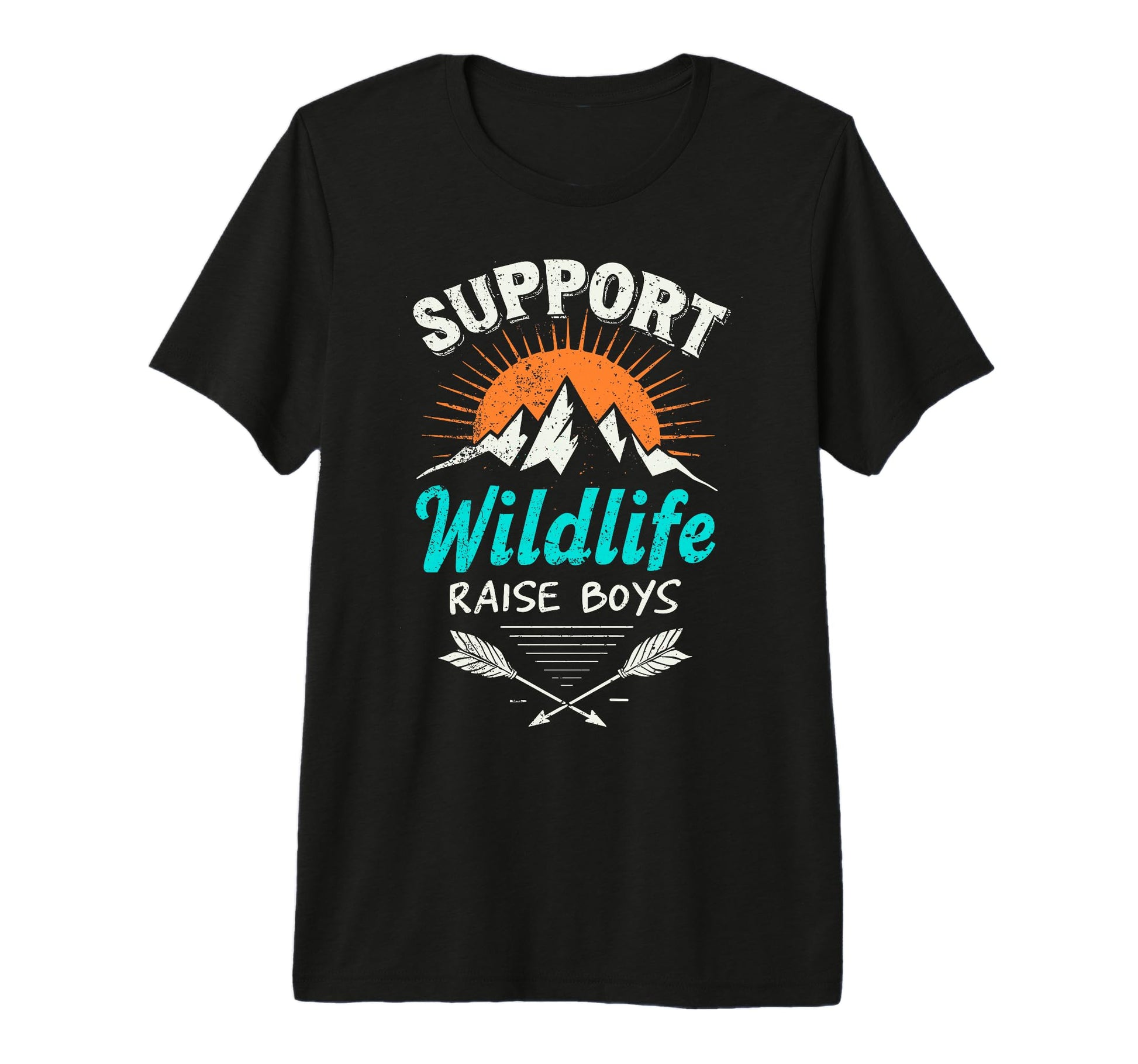 Support Wildlife Raise Camping Mom T-Shirt - Streetwear Style for Adults - T-Shirt, Sweatshirt, Hoodie