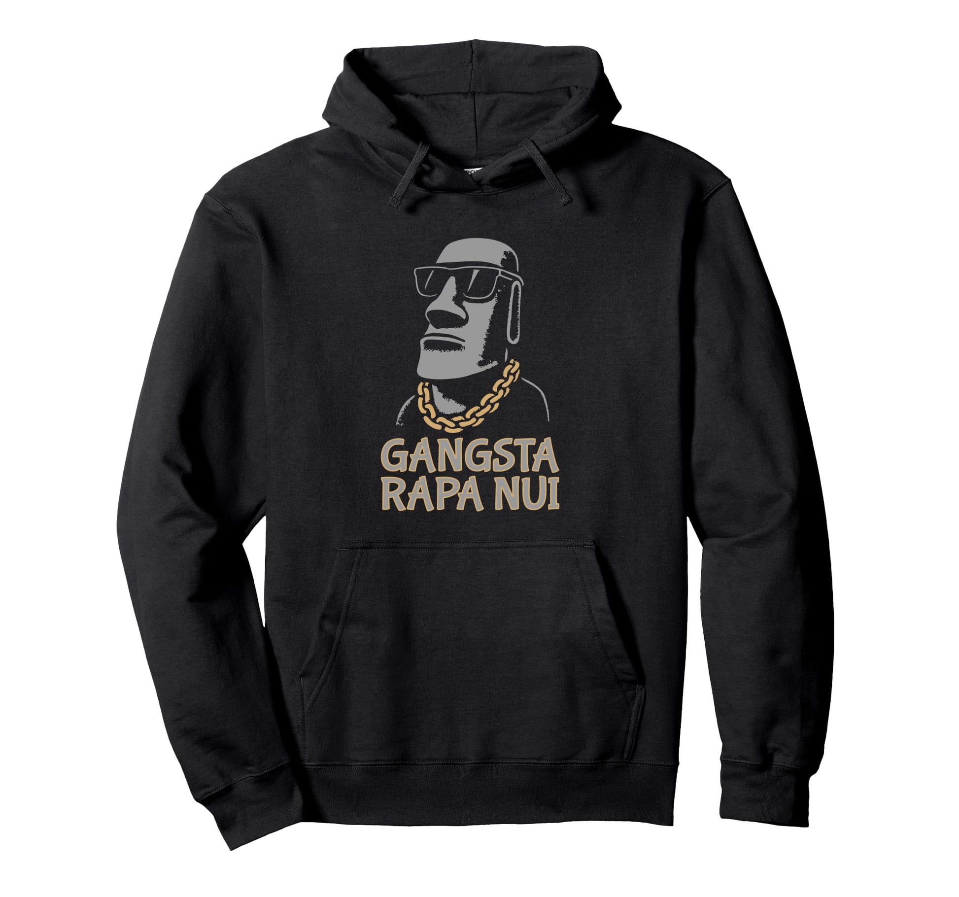 Gangsta Rapa Nui Hoodie - Streetwear Style for Adults - T-Shirt, Sweatshirt, Hoodie