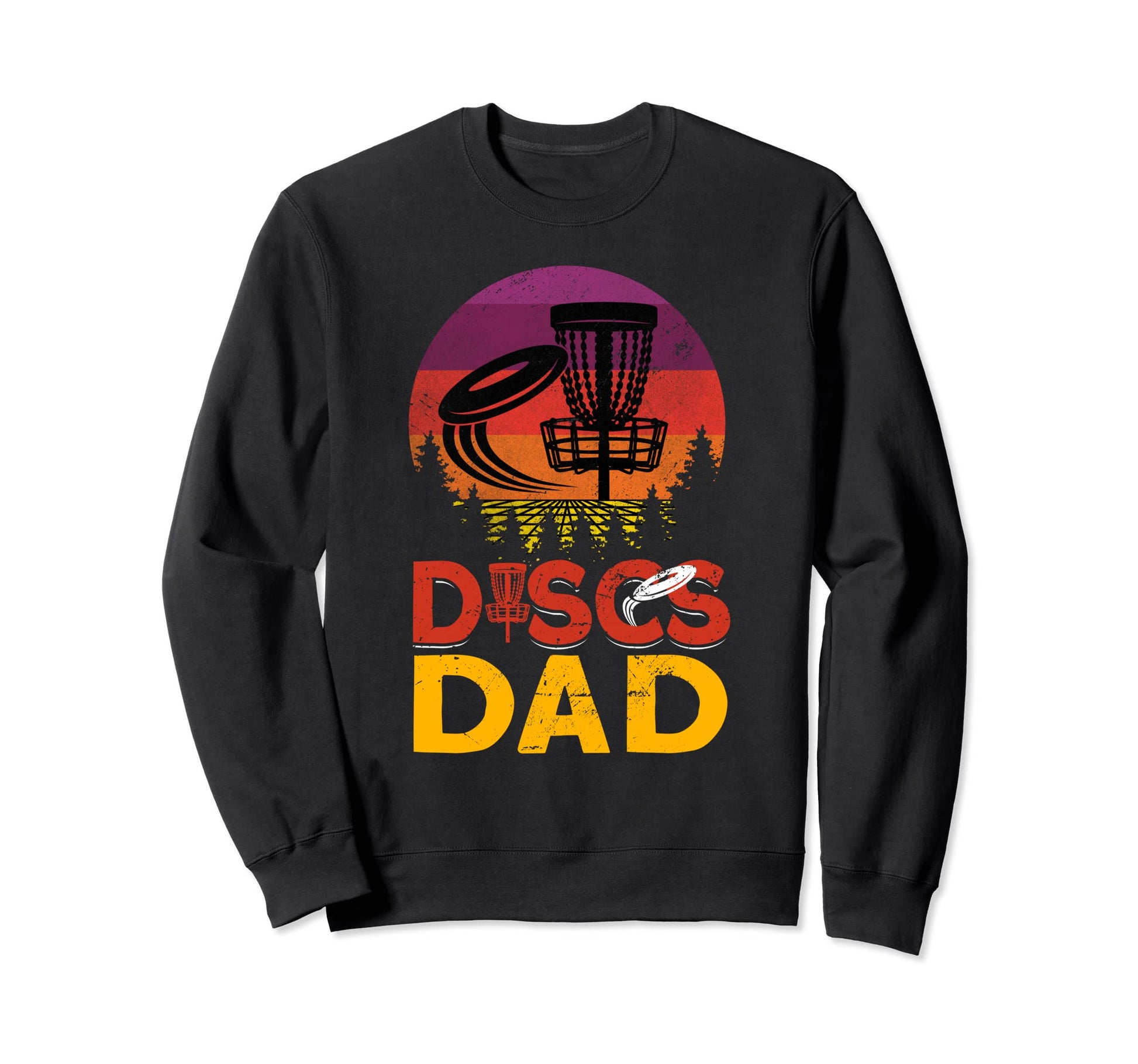 Disc Golf Dad Disc Golf Player Disc Sweatshirt - Custom Art Print Unisex - T-Shirt, Sweatshirt, Hoodie