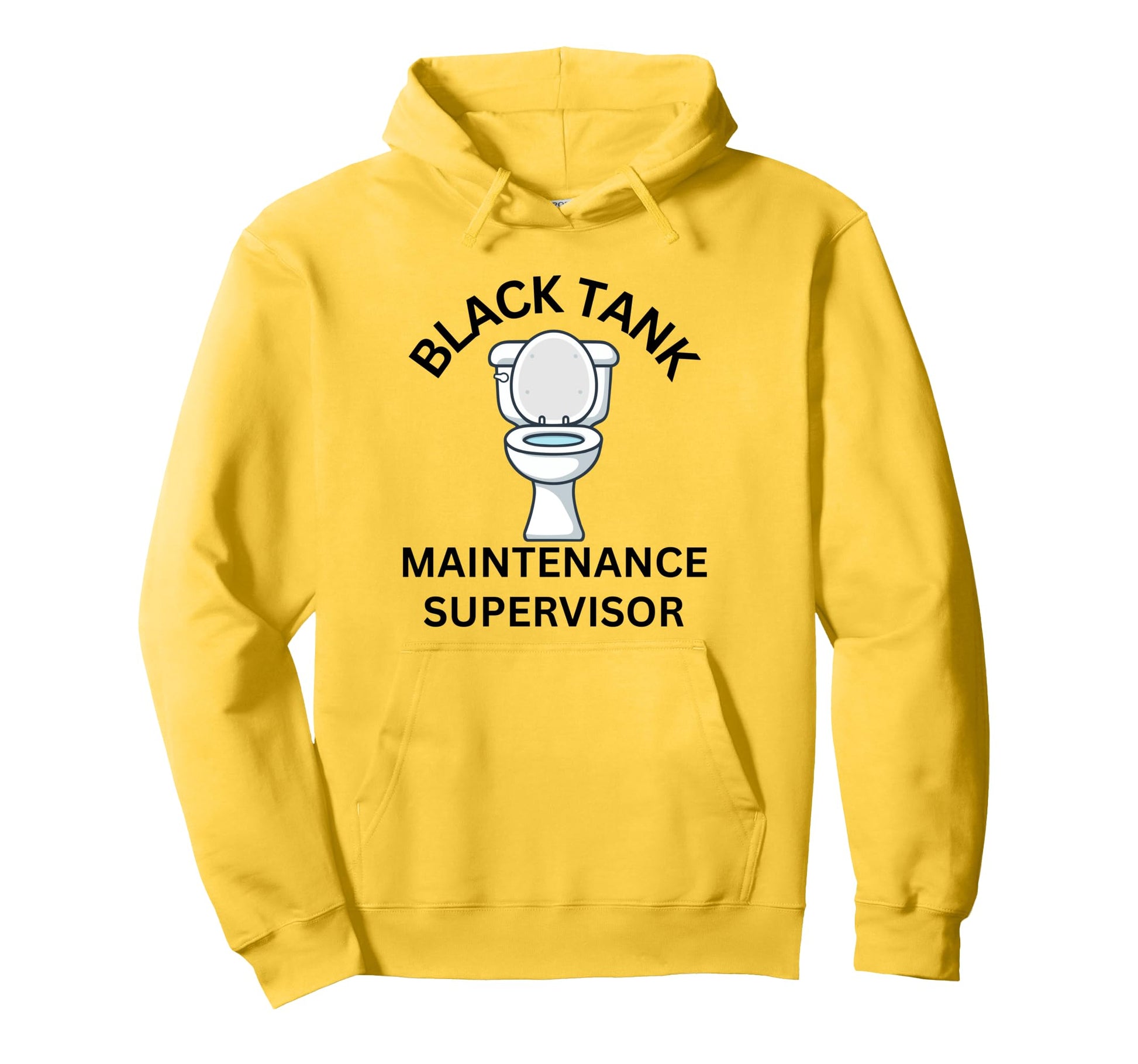 Rv Camping Black Tank Maintenance Hoodie - Fun Novelty Design for Adults - T-Shirt, Sweatshirt, Hoodie