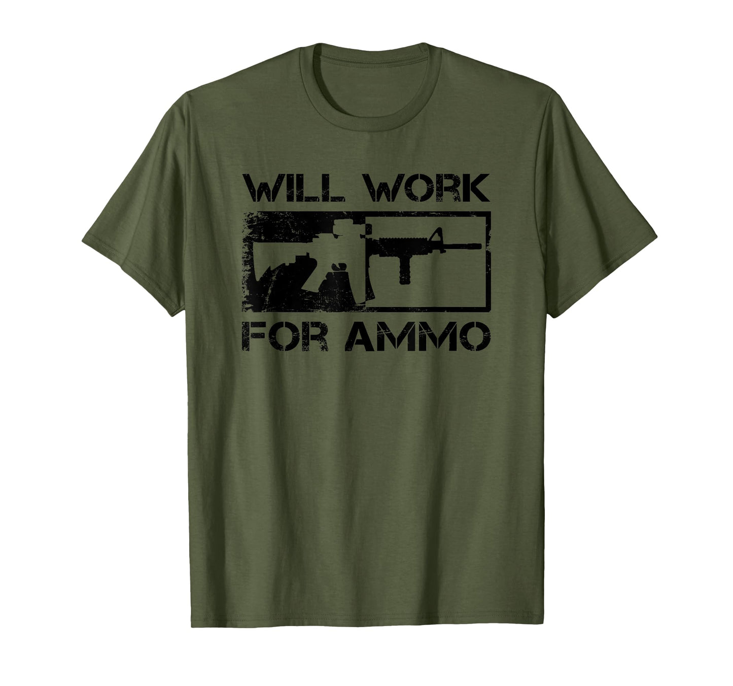 Will Work Ammo Ar15 Rifle 5 56 Funny T-Shirt - Unique Graphic Men Women - T-Shirt, Sweatshirt, Hoodie