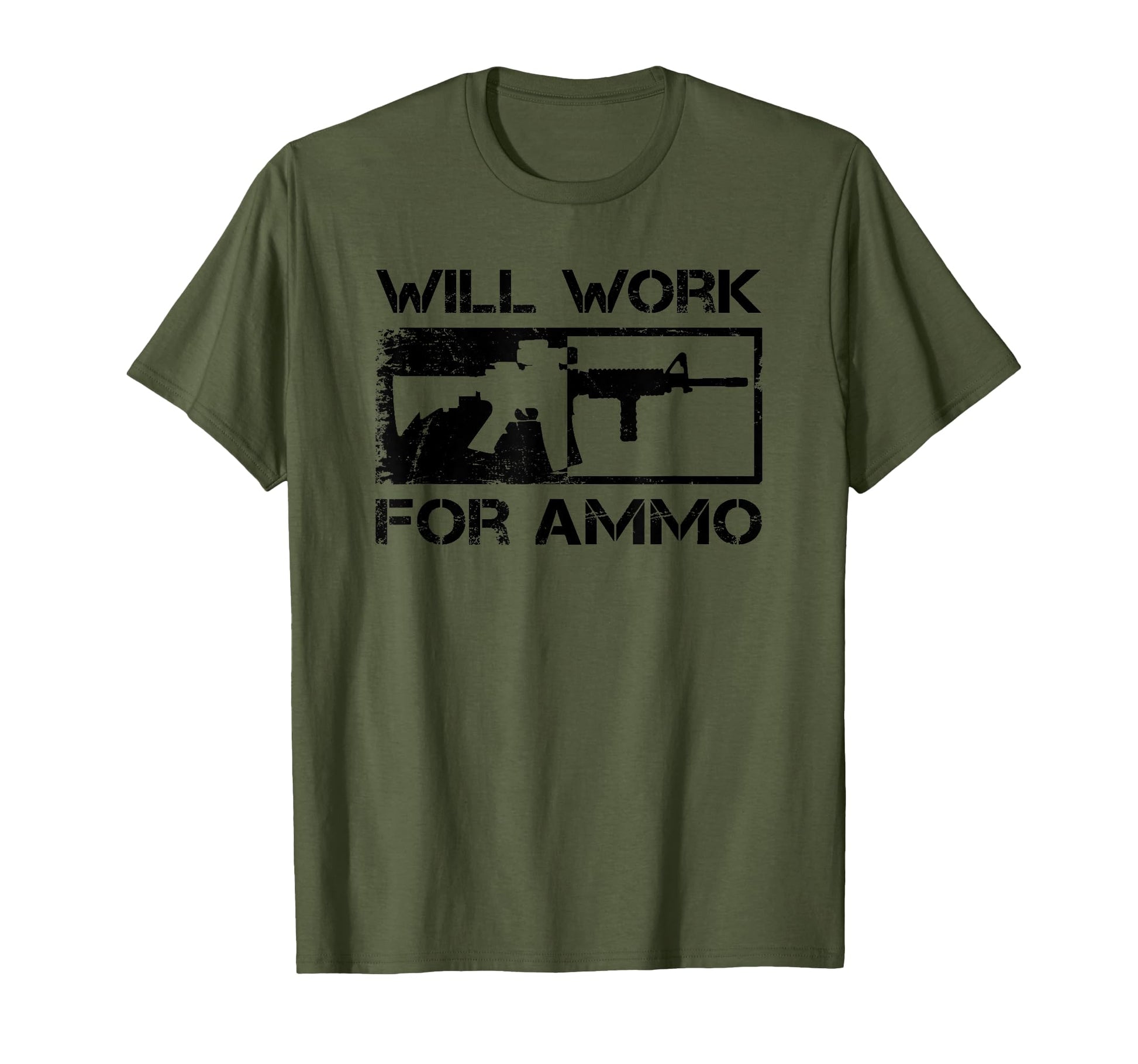 Will Work Ammo Ar15 Rifle 5 56 Funny T-Shirt - Unique Graphic Men Women - T-Shirt, Sweatshirt, Hoodie