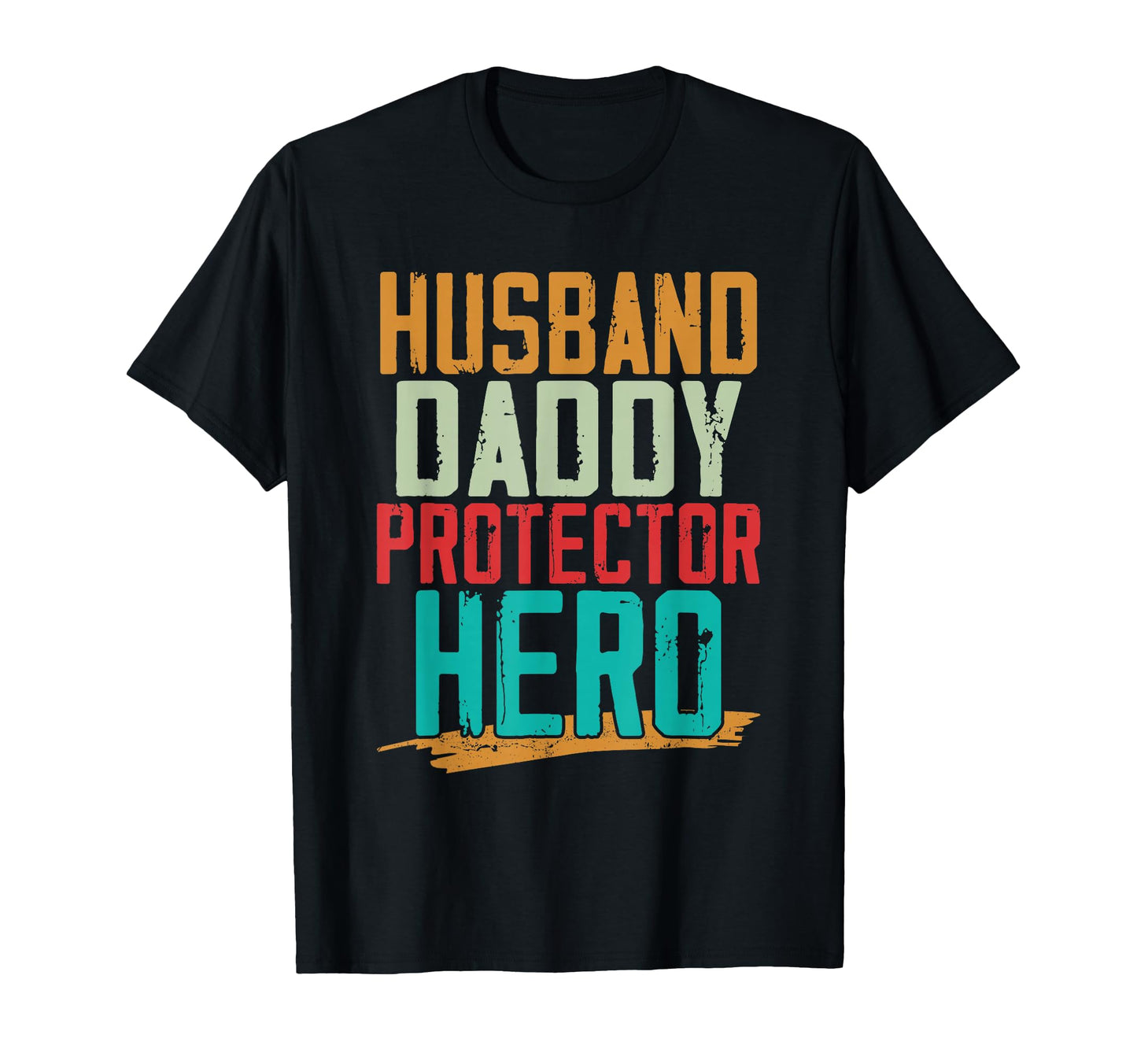 Mens Husband Daddy Protector Hero T-Shirt - Trendy Graphic for Adults - T-Shirt, Sweatshirt, Hoodie