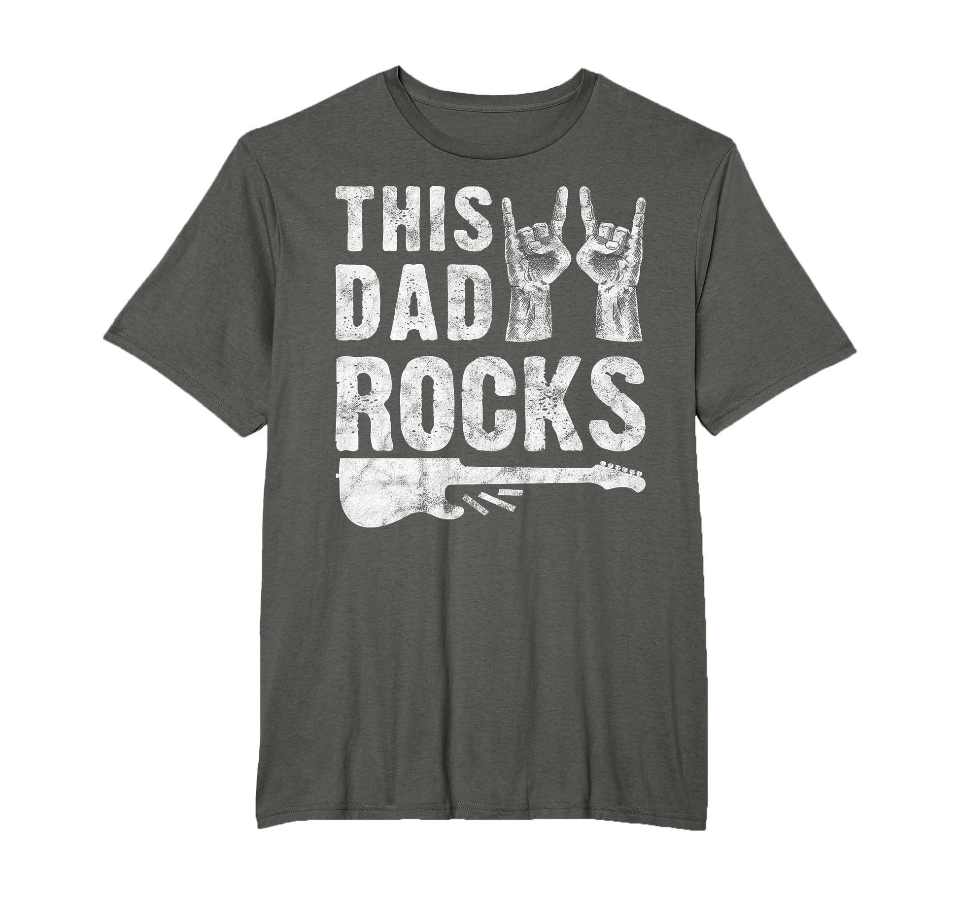 This Dad Rocks Rock N Roll Heavy Metal T-Shirt - Aesthetic Graphic Unisex - T-Shirt, Sweatshirt, Hoodie