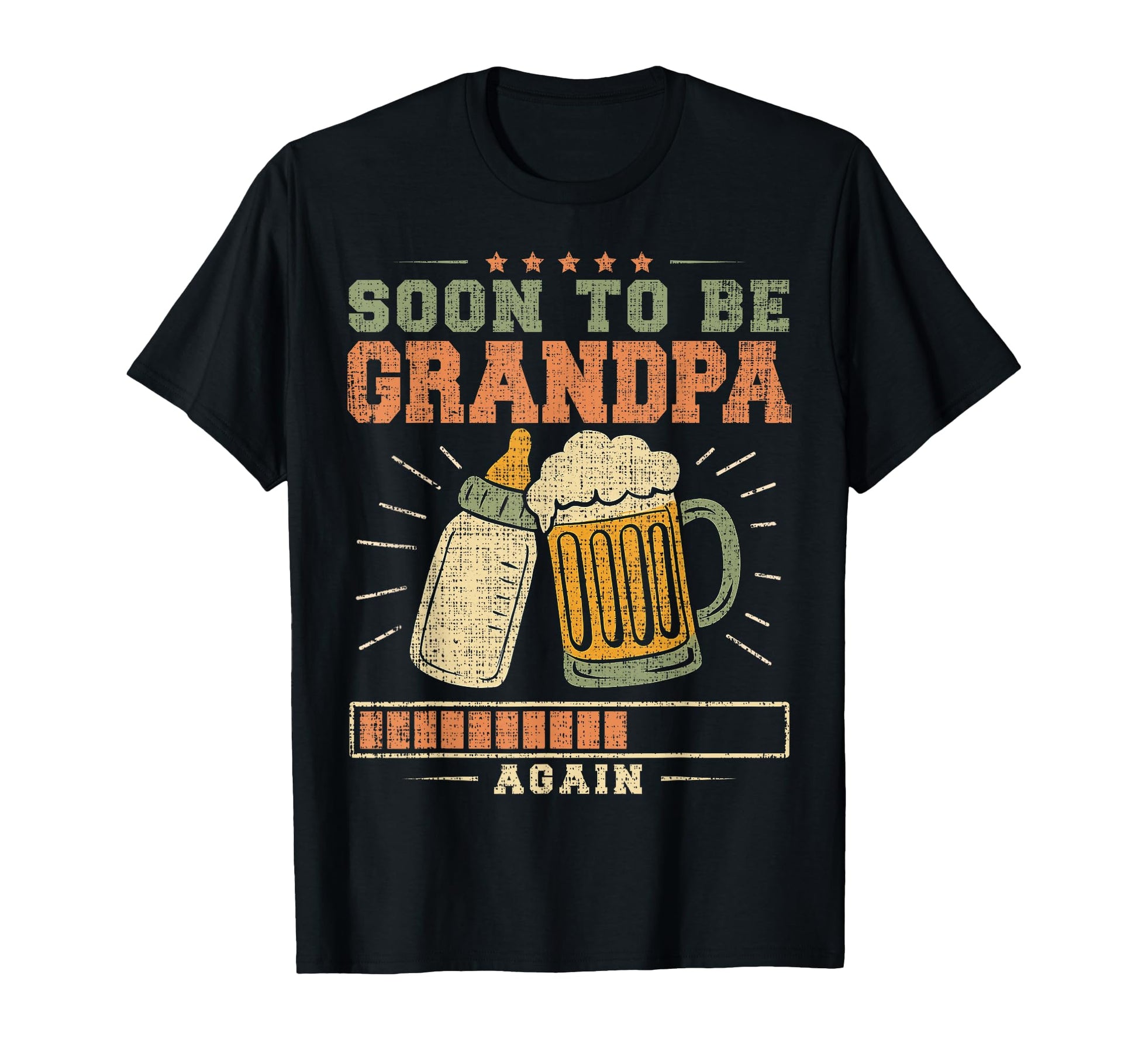 Soon To Be Grandpa Again Expecting T-Shirt - Aesthetic Graphic for Adults - T-Shirt, Sweatshirt, Hoodie