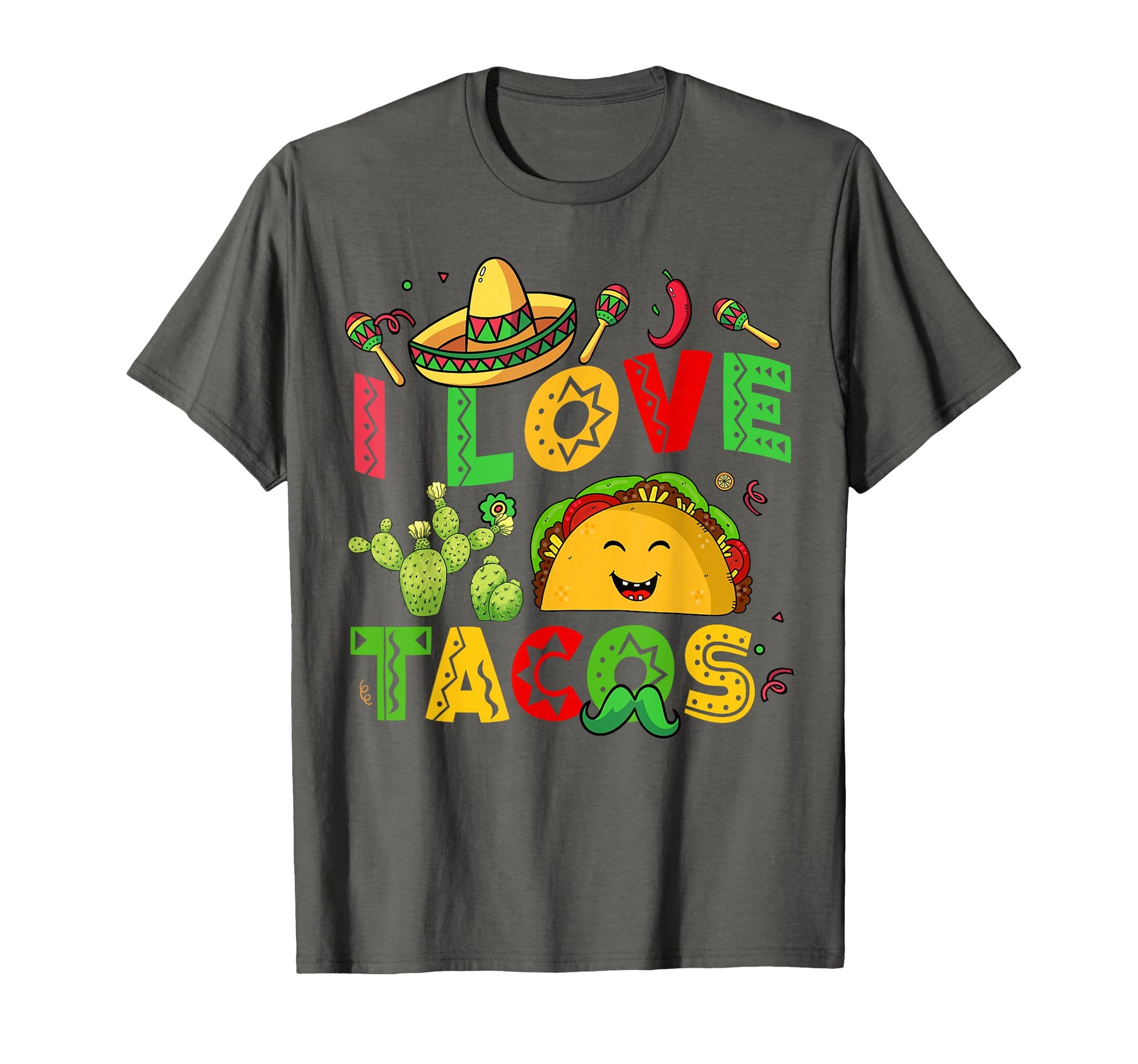 I Love Tacos Tuesday Mexican Funny T-Shirt - Novelty Apparel Men Women - T-Shirt, Sweatshirt, Hoodie