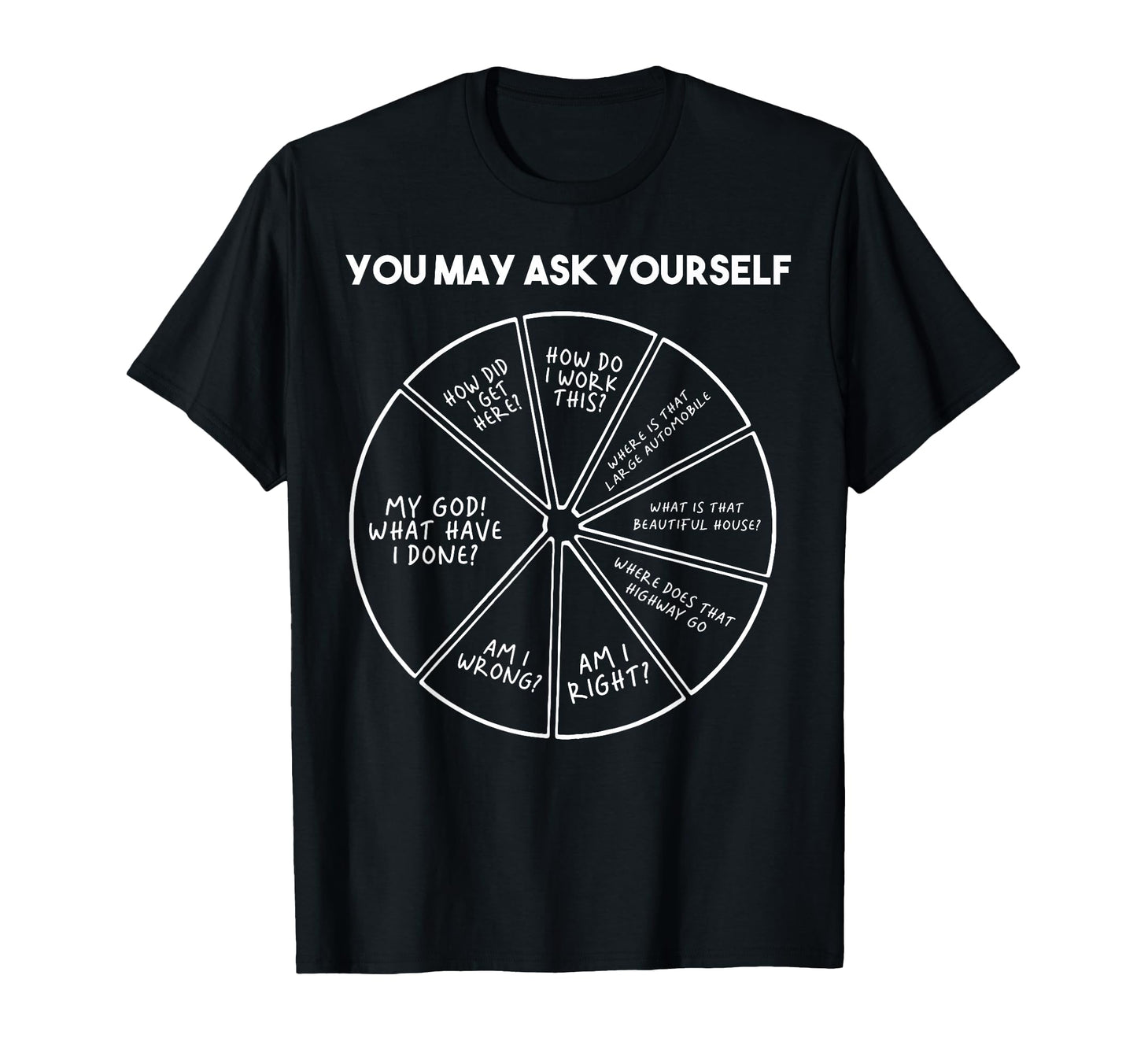 Funny You May Ask Yourself T-Shirt - Aesthetic Graphic for Adults - T-Shirt, Sweatshirt, Hoodie