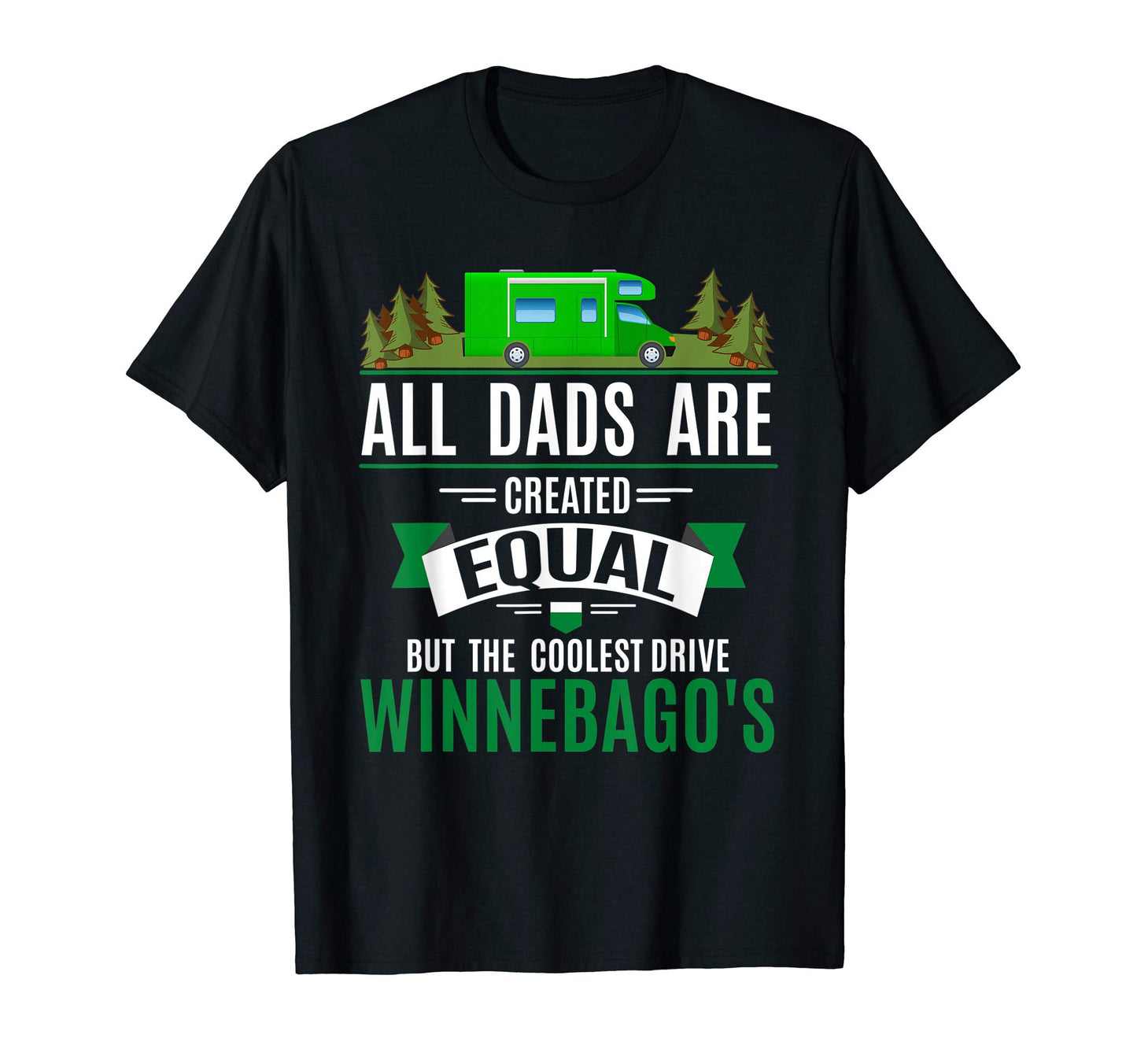 Winnebago Coolest Dad Outdoors Family T-Shirt - Unique Graphic Unisex - T-Shirt, Sweatshirt, Hoodie