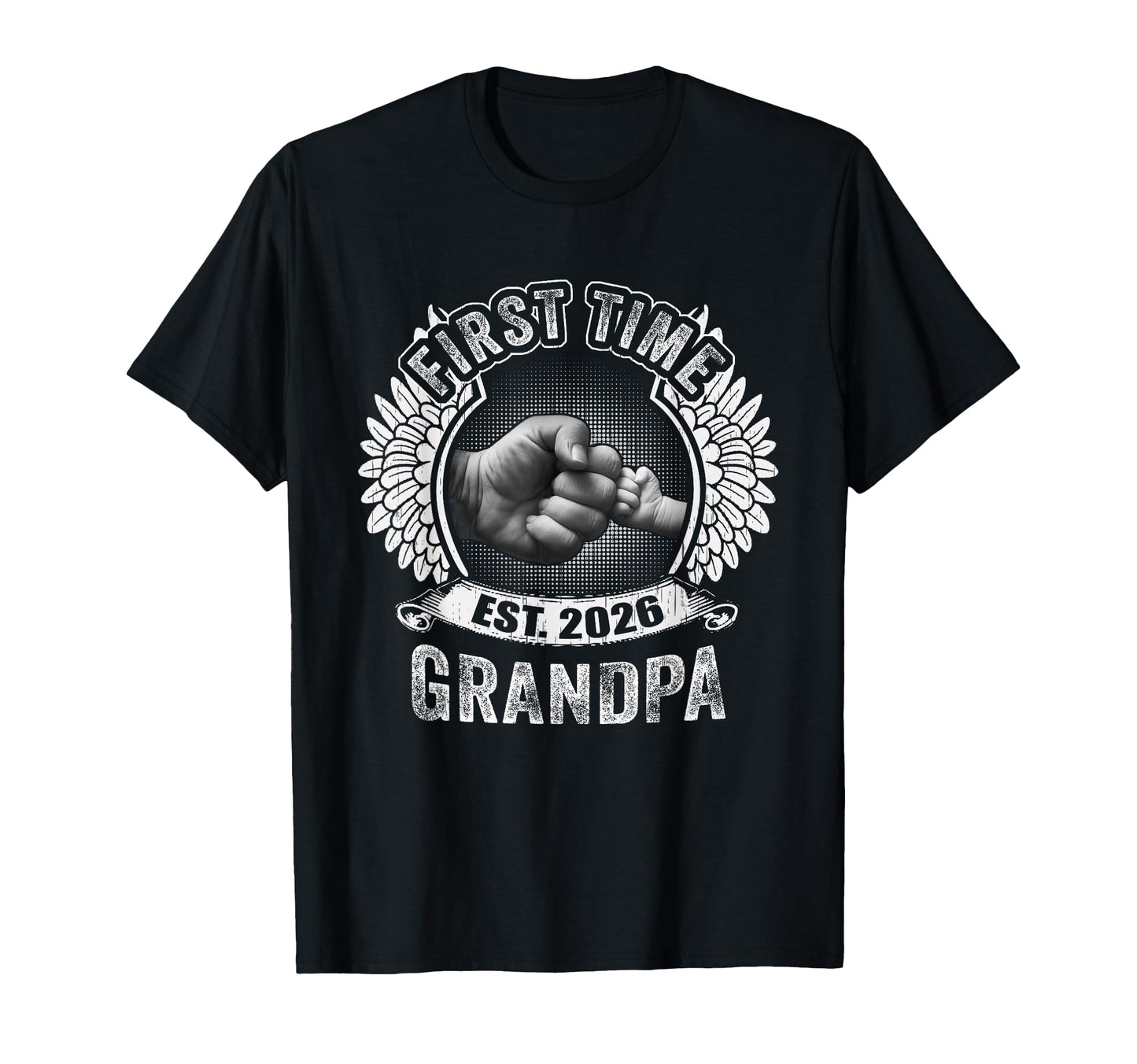 First Time Grandpa Est 2026 Gift T-Shirt - Trendy Graphic Men Women - T-Shirt, Sweatshirt, Hoodie