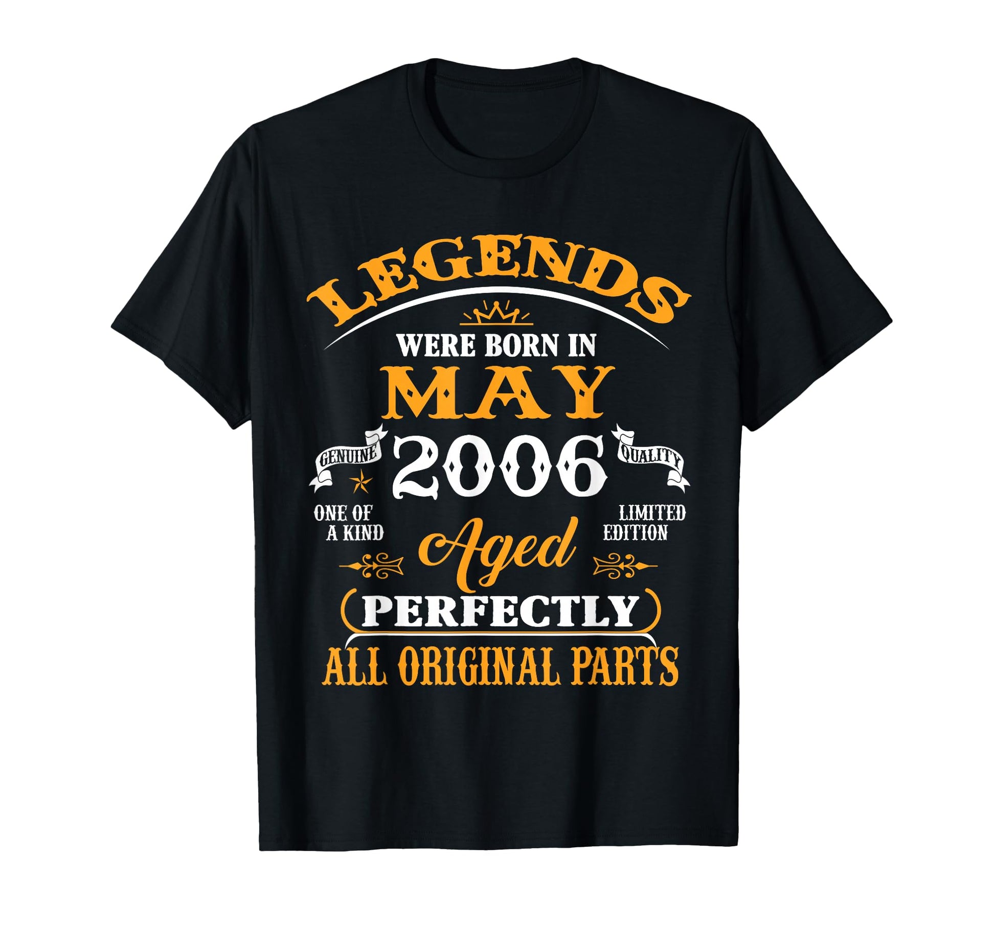 20Th Birthday Gift Legend Born May 2006 T-Shirt - Graphic Print Men Women - T-Shirt, Sweatshirt, Hoodie