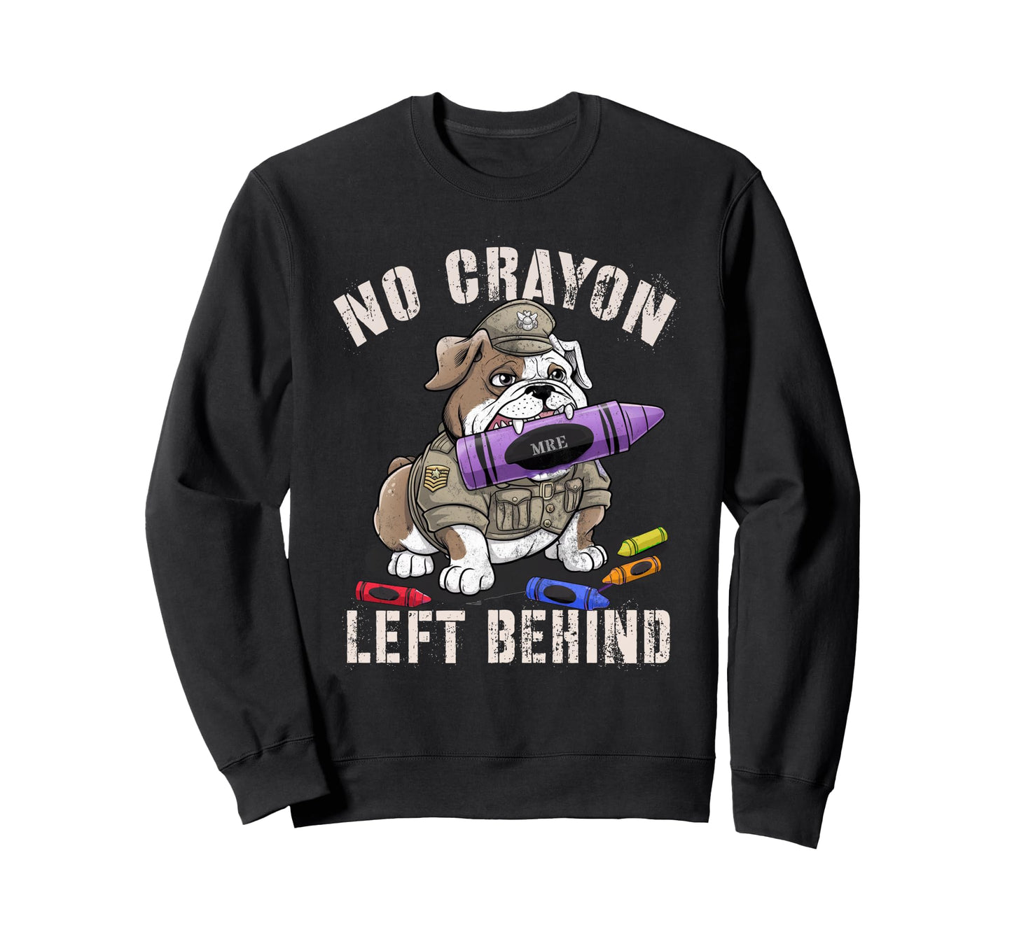 Sarcastic No Crayon Left Behind Sweatshirt - Trendy Graphic for Adults - T-Shirt, Sweatshirt, Hoodie