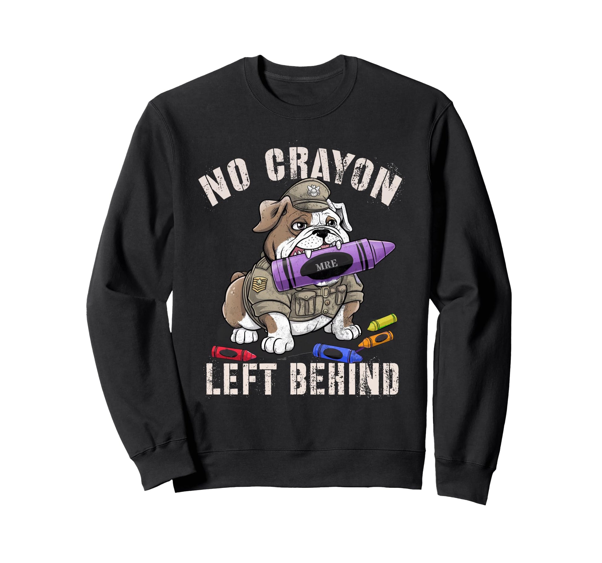 Sarcastic No Crayon Left Behind Sweatshirt - Trendy Graphic for Adults - T-Shirt, Sweatshirt, Hoodie