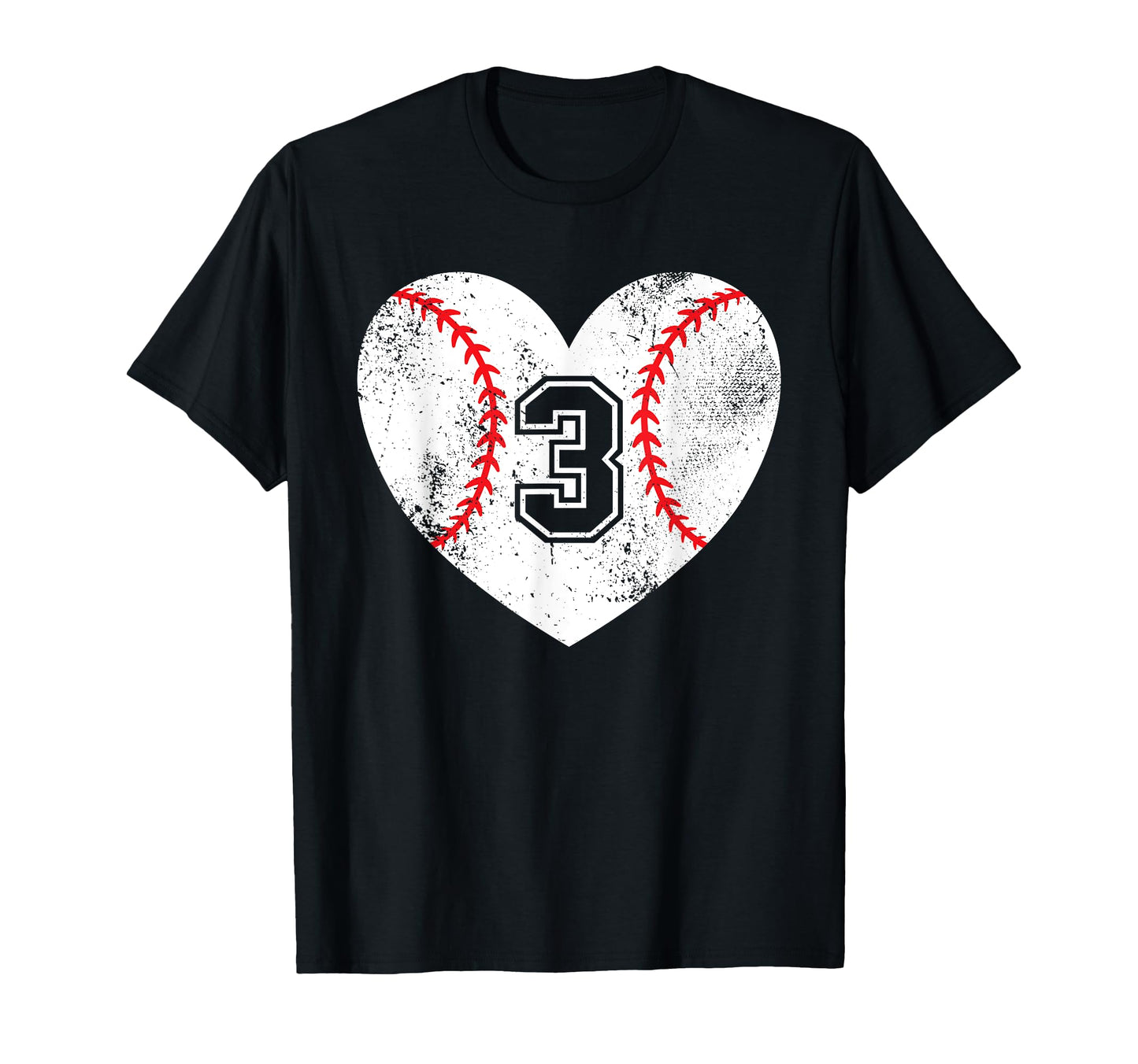 Baseball Heart Player 3 Baseball T-Shirt - Aesthetic Graphic for Adults - T-Shirt, Sweatshirt, Hoodie