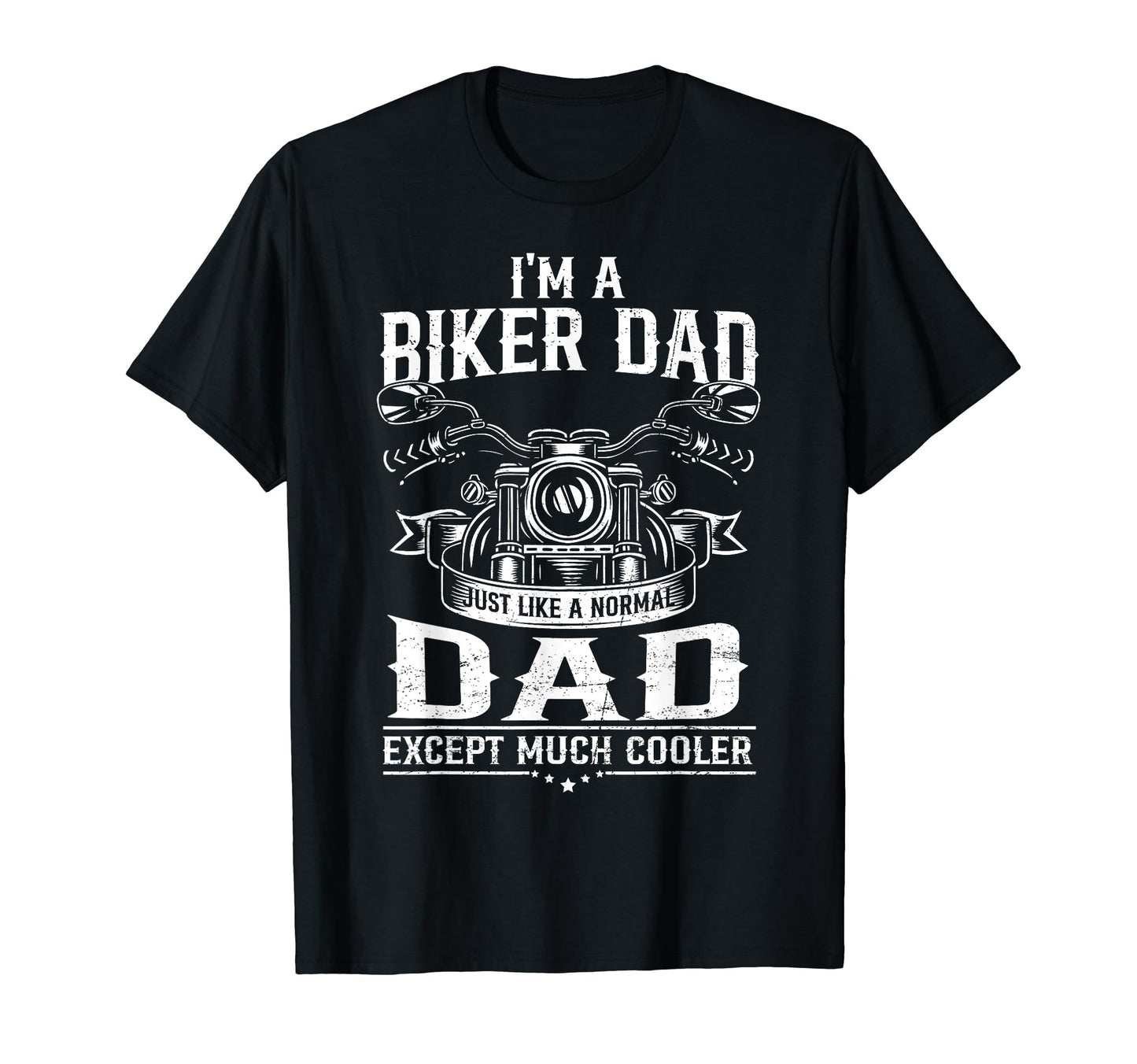 Motorcycle Rider Biker Dad Like Normal T-Shirt - Custom Art Print Unisex - T-Shirt, Sweatshirt, Hoodie