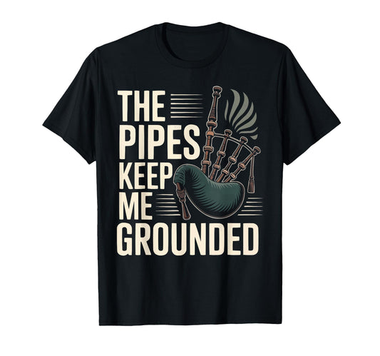 Bagpipe Player Musical Instrument T-Shirt - Streetwear Style for Adults - T-Shirt, Sweatshirt, Hoodie