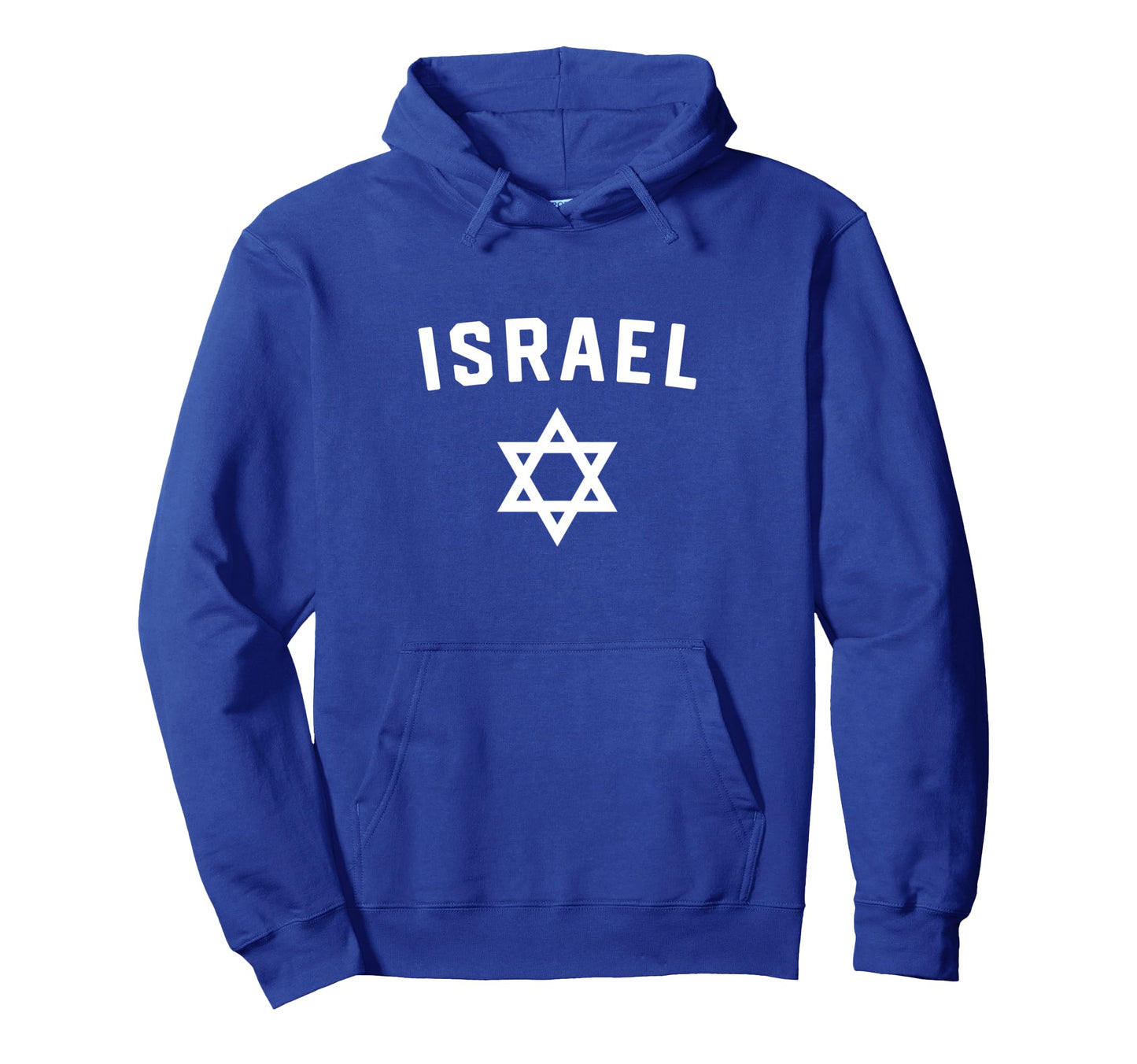 I Love Israel Minimalist Israeli Flag Hoodie - Custom Art Print Unisex - T-Shirt, Sweatshirt, Hoodie
