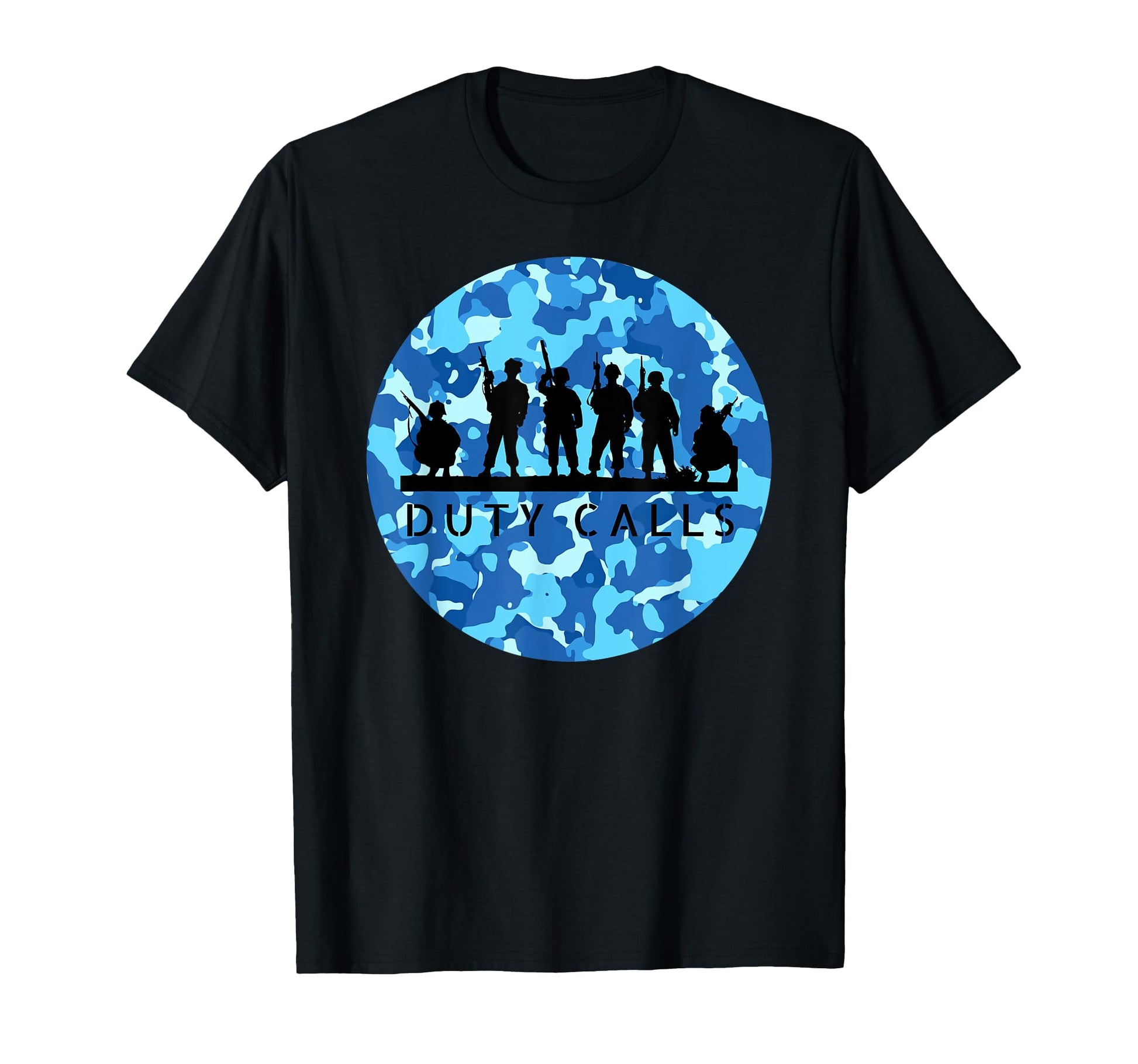 Duty Calls Camouflage Soldier T-Shirt - Casual Everyday Wear Unisex - T-Shirt, Sweatshirt, Hoodie